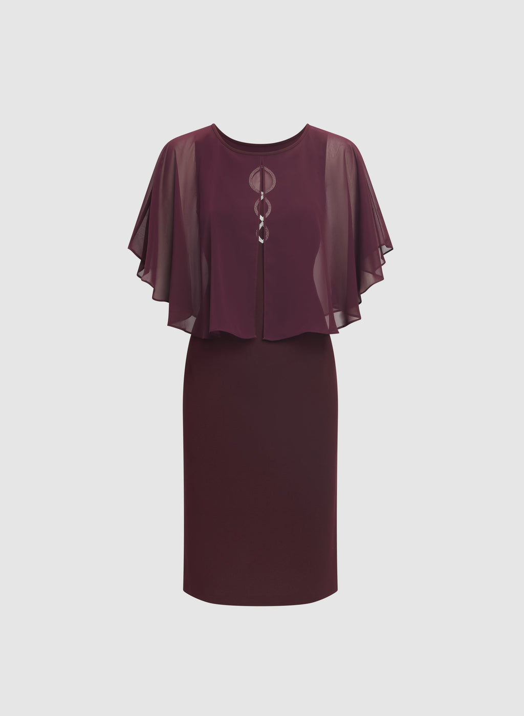 Capelet Overlay Dress