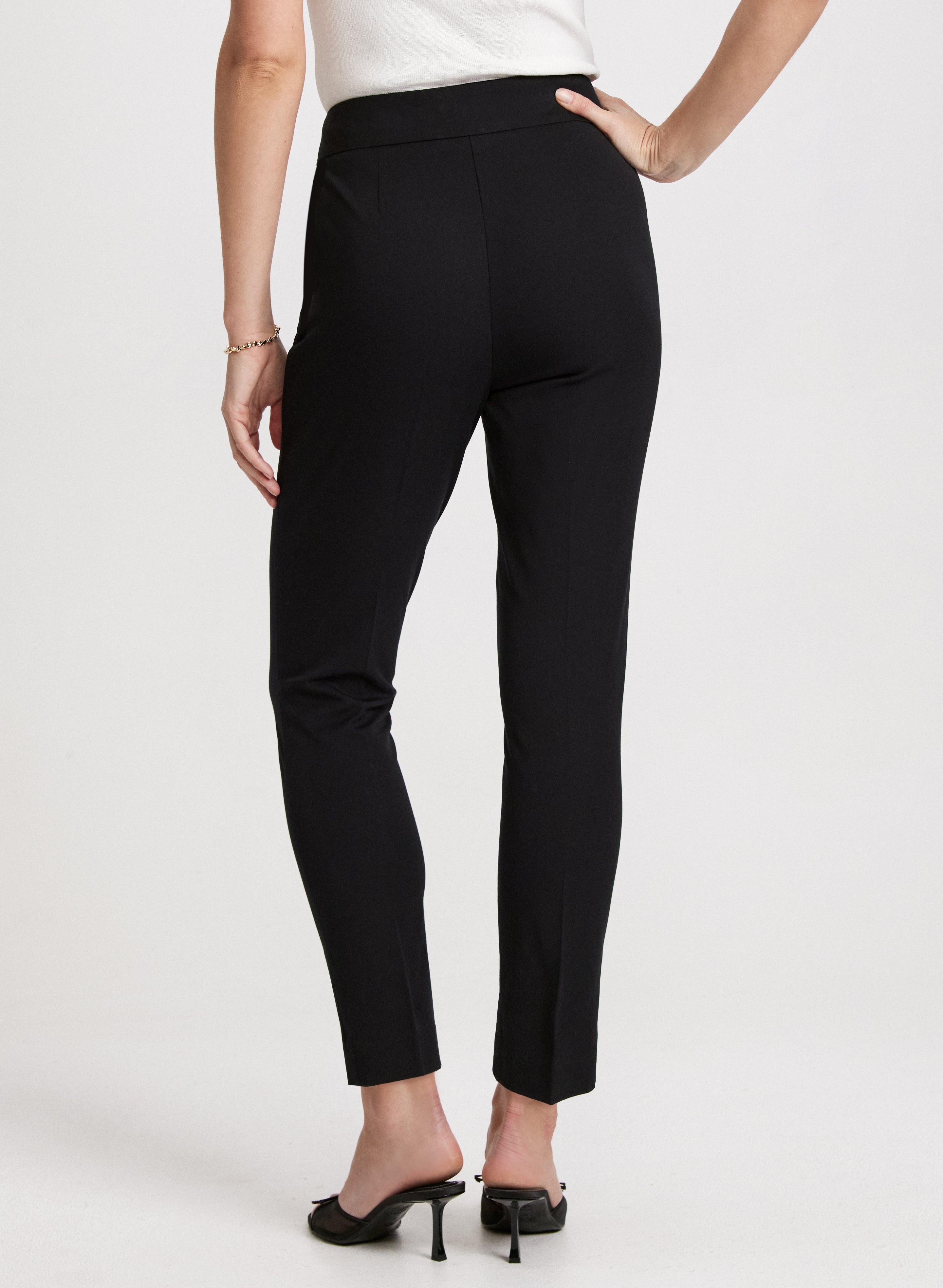 City Fit Front Slit Pants