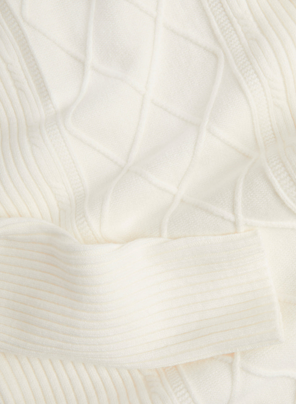 Argyle Turtleneck Sweater Dress