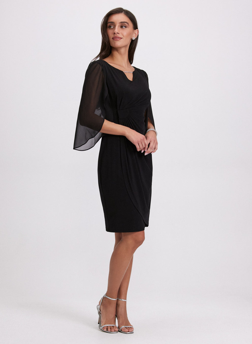 Chiffon Sleeve Dress
