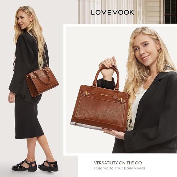 2Pcs Leather Handbag and Purse