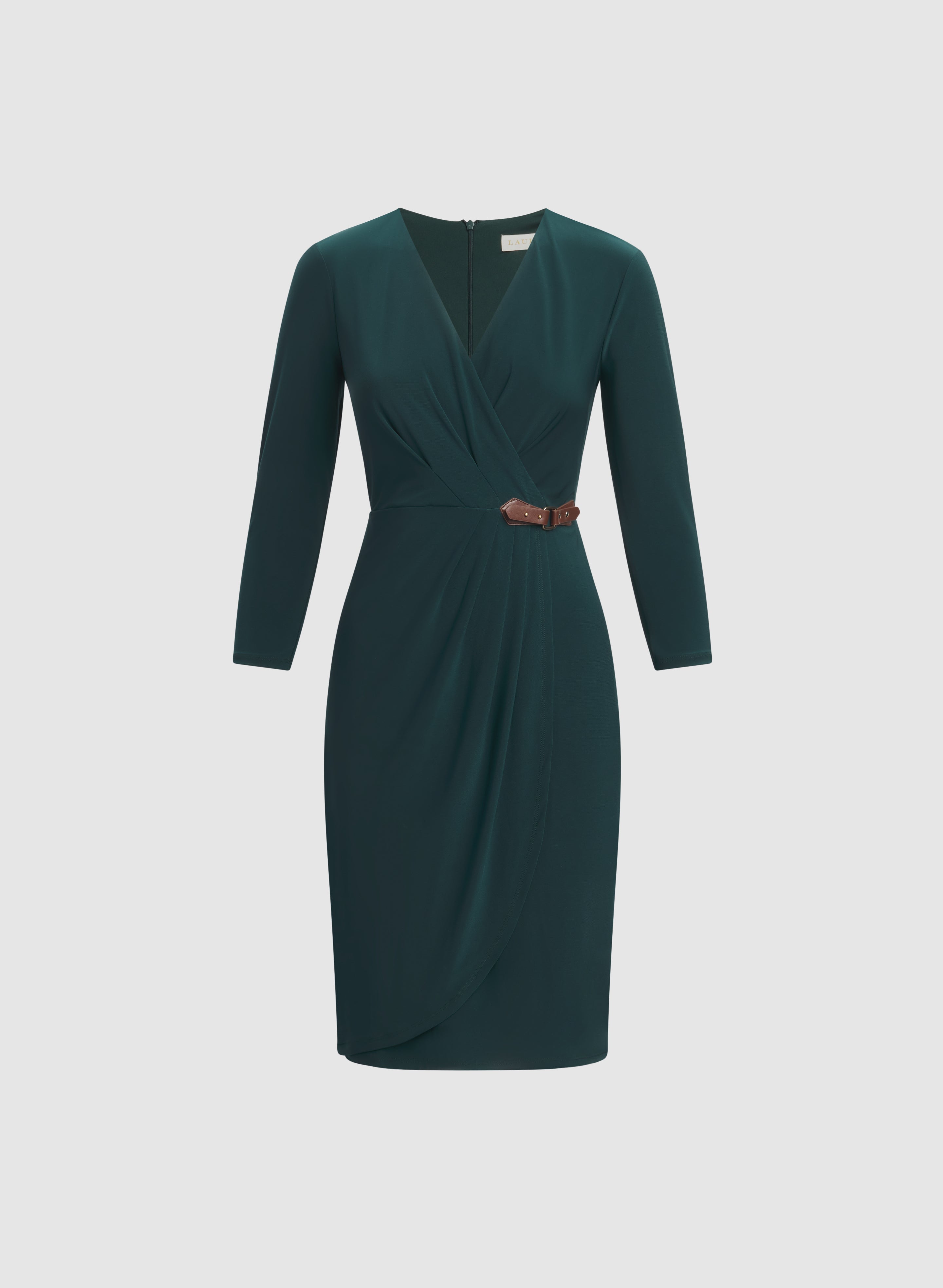 Buckled Tab Detail Dress