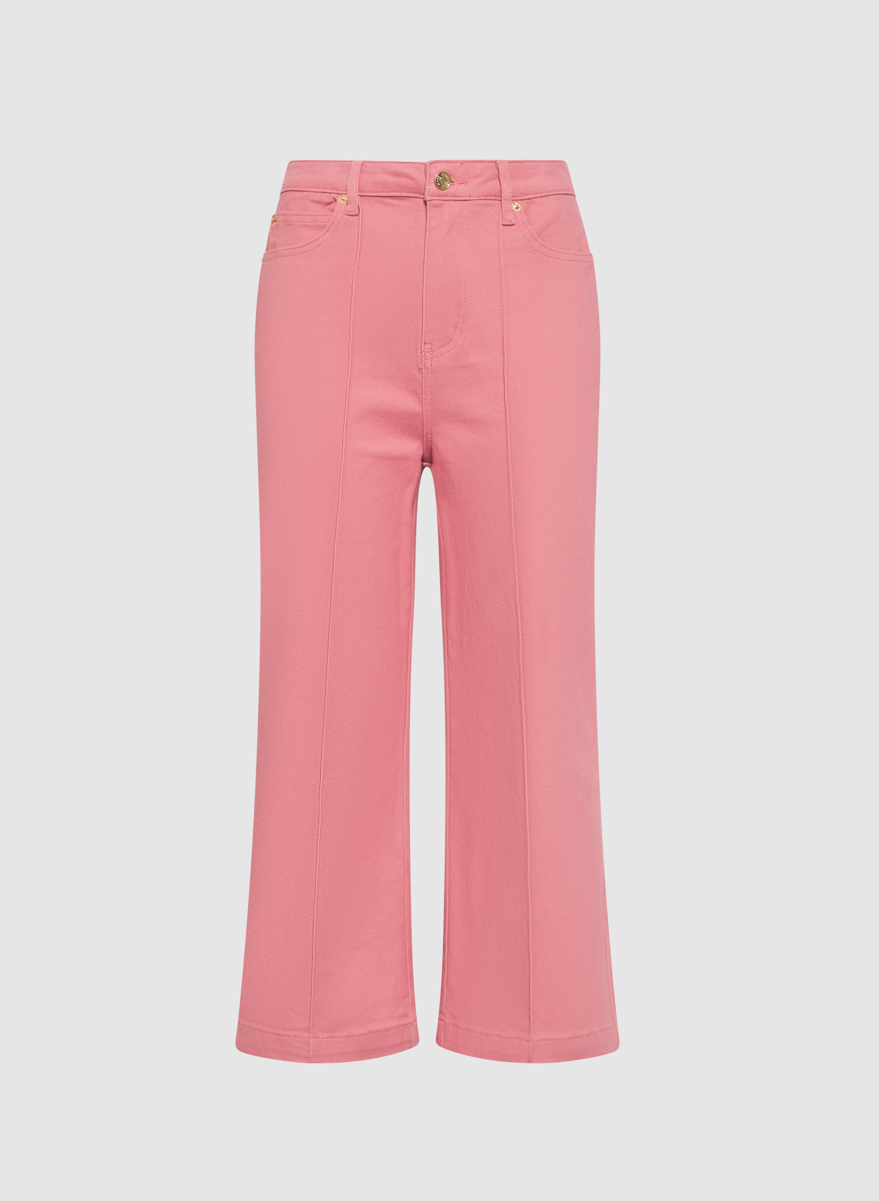 Cropped Flare-Leg Jeans