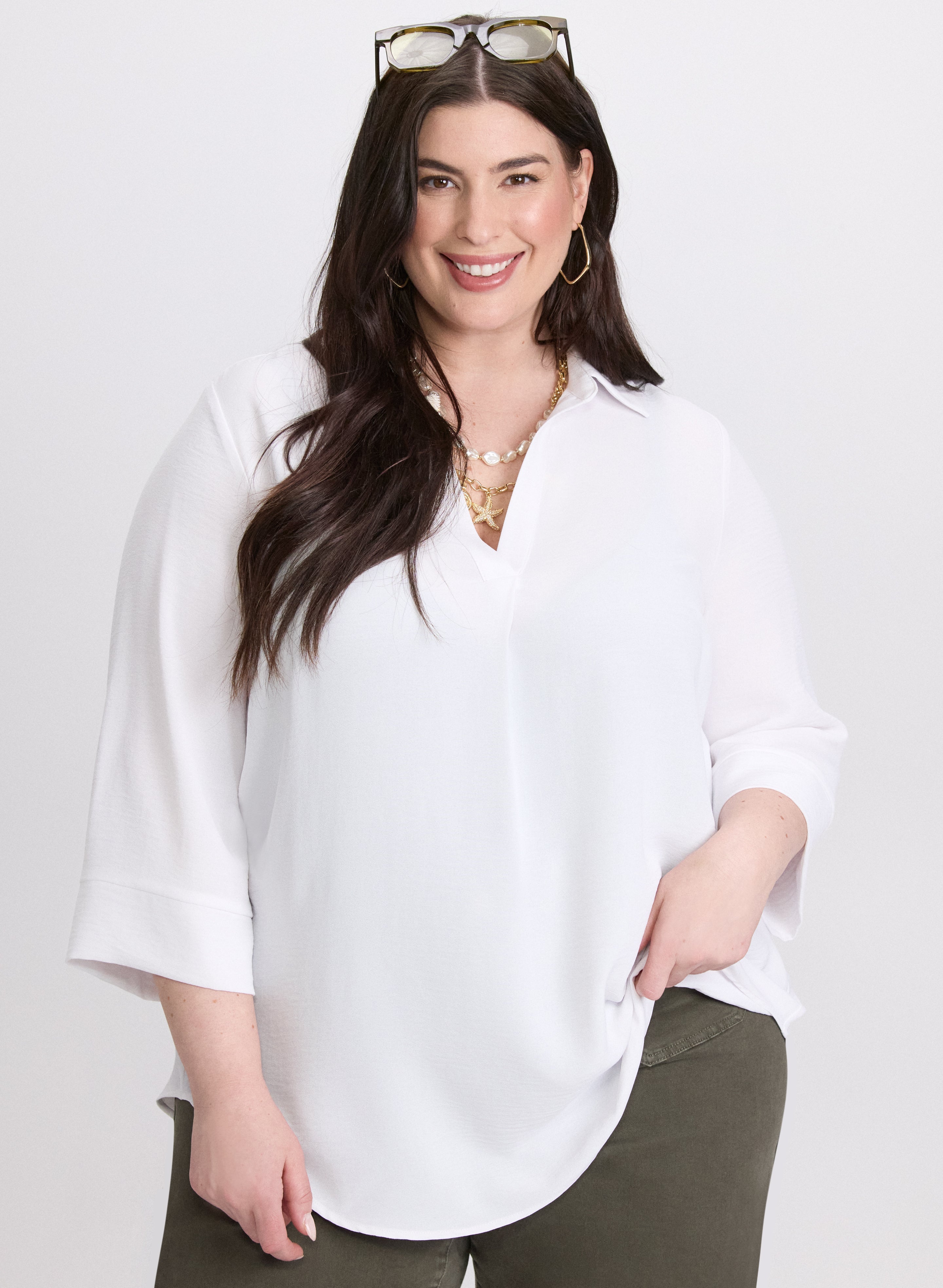 3/4 Sleeve Blouse