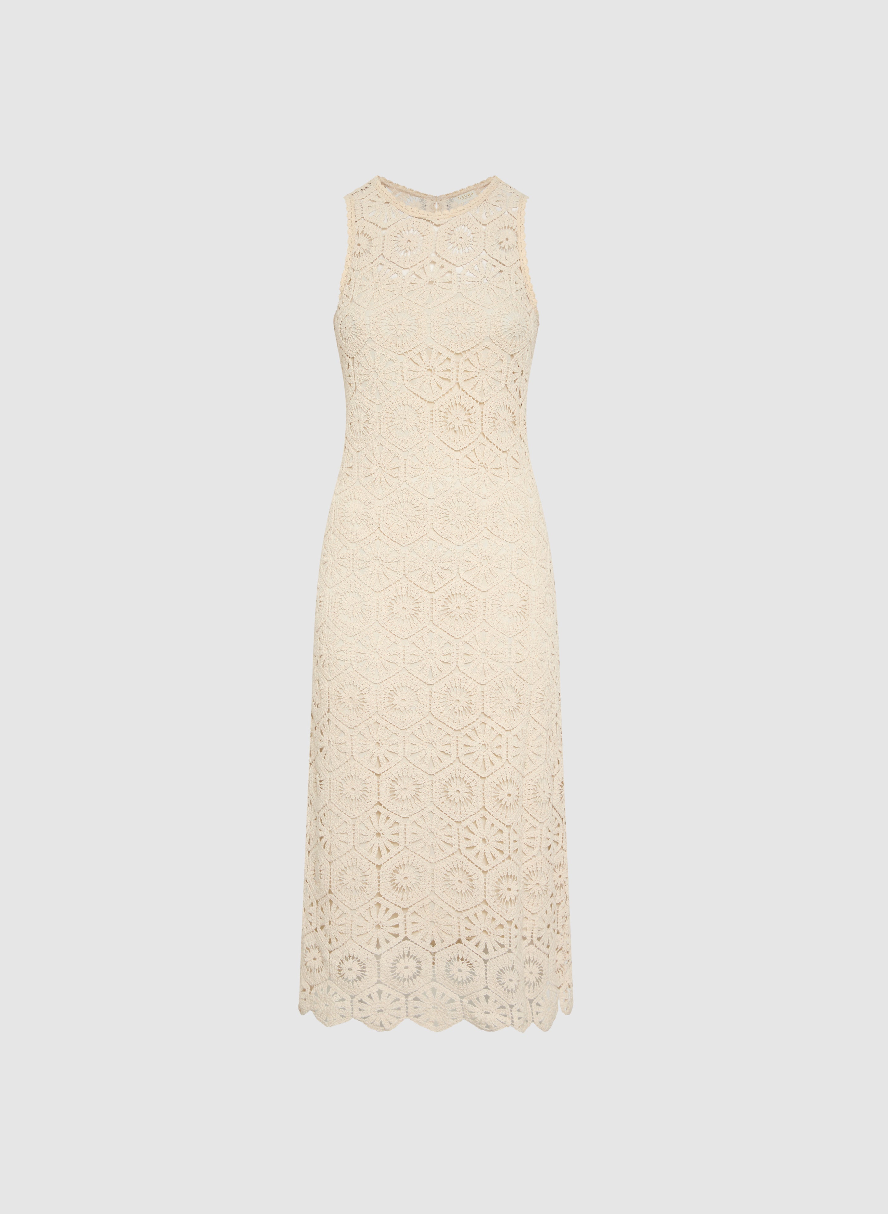 Crochet Trim Dress