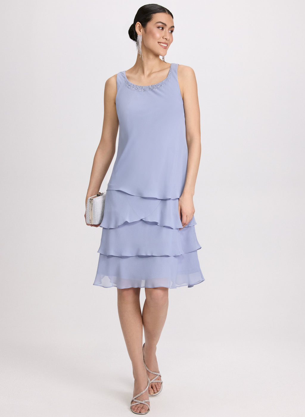 Chiffon Dress & Jacket Set