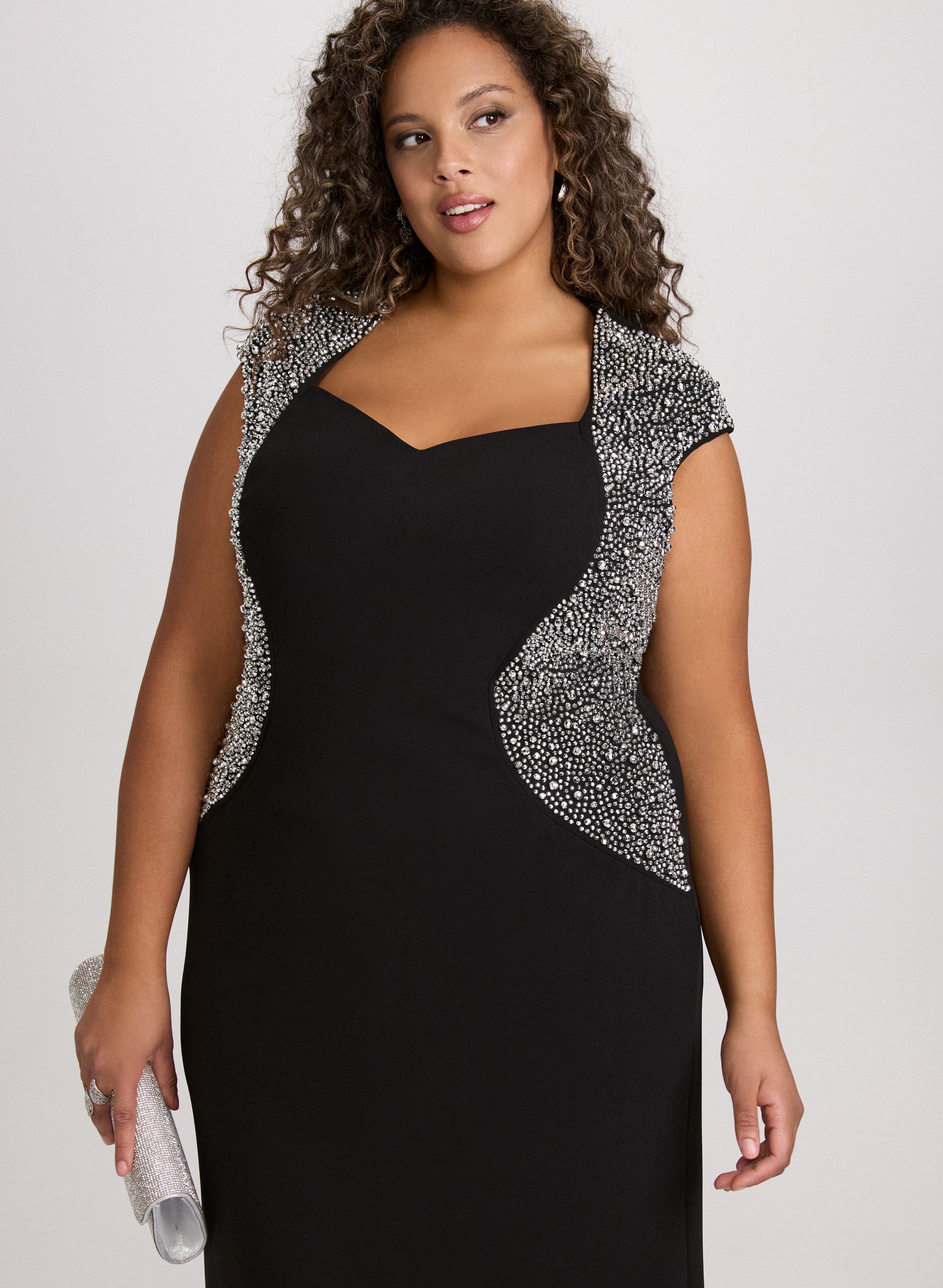 Crystal Embellished Dress