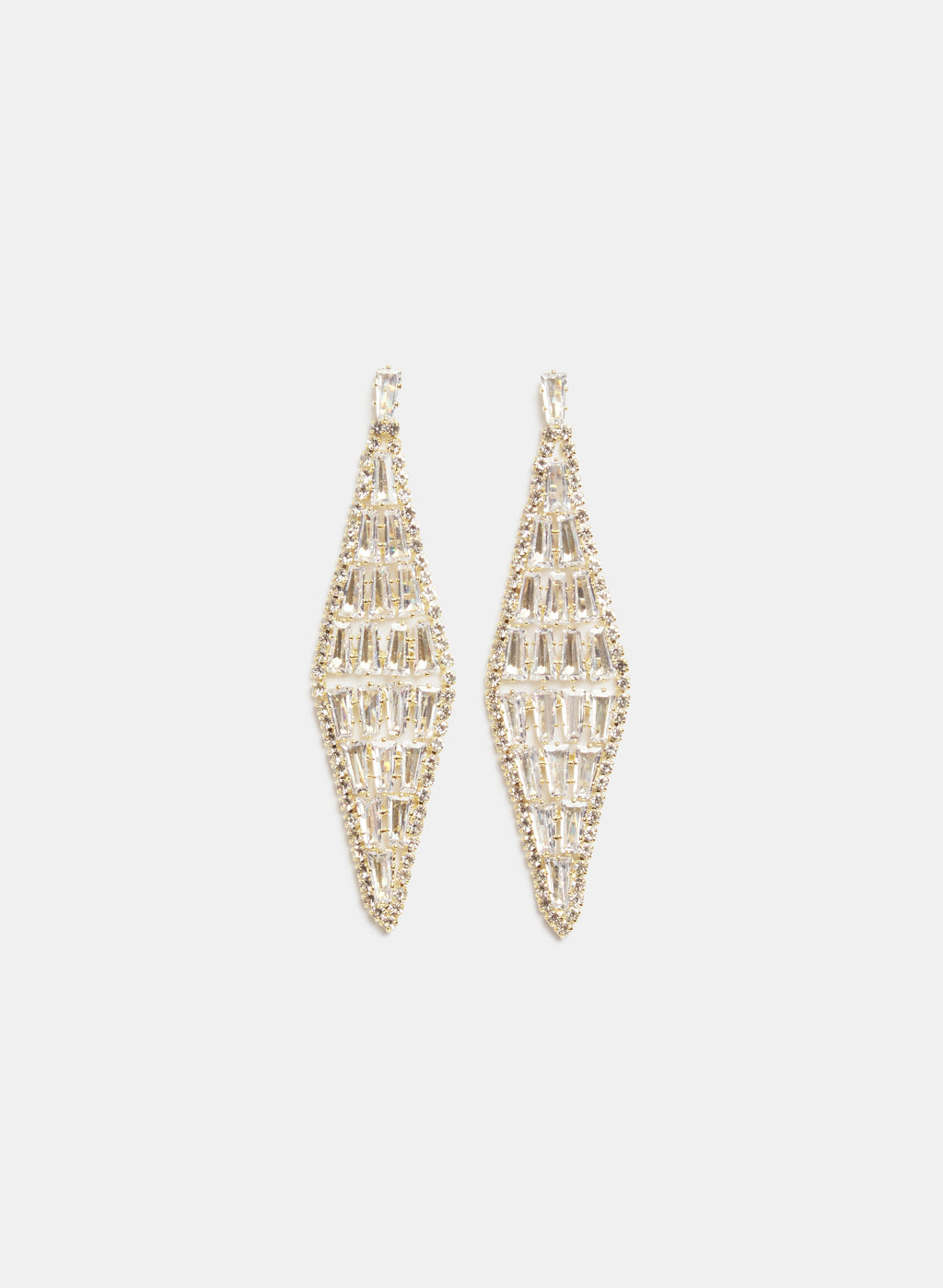 Baguette Chandelier Earrings