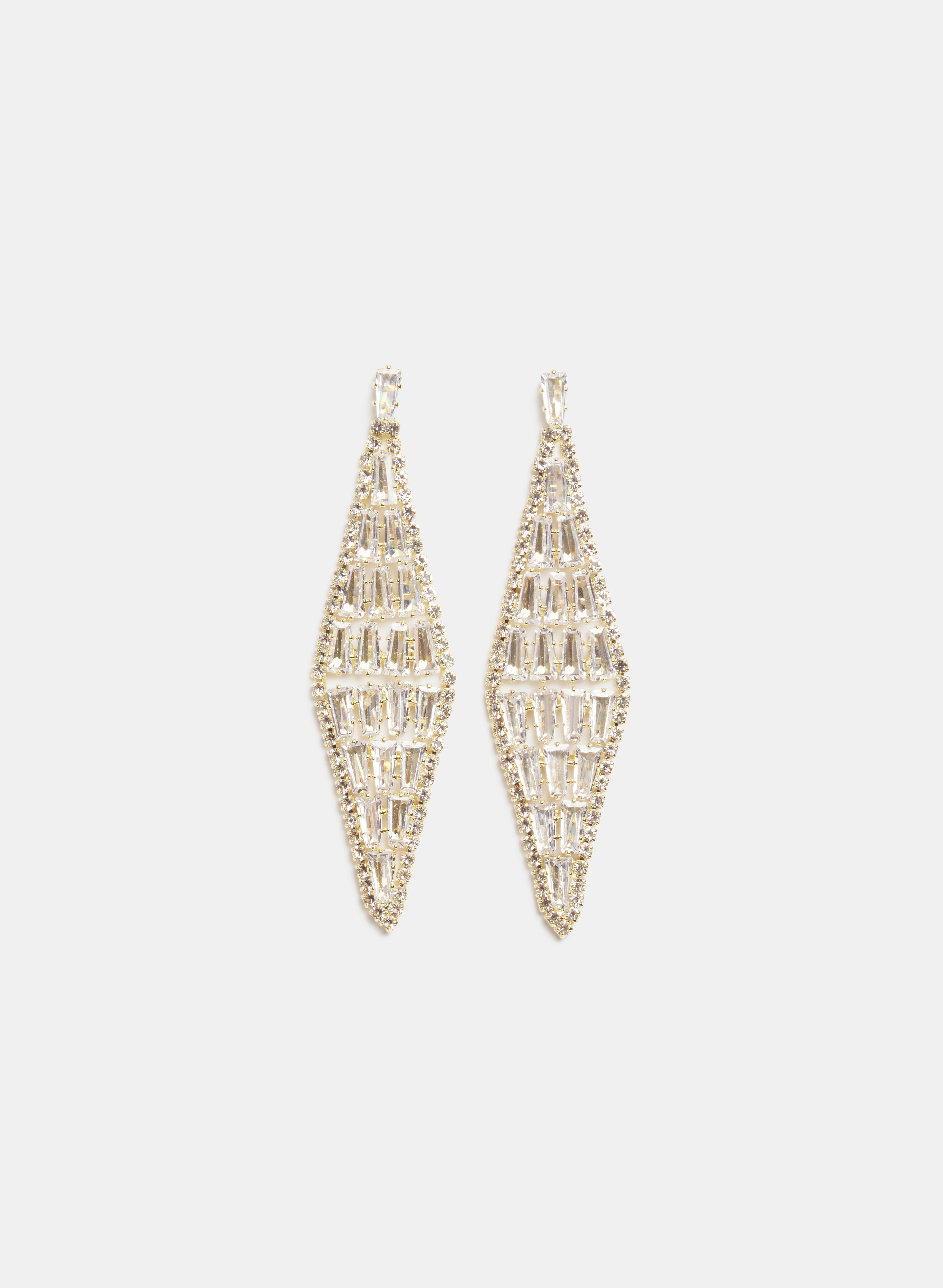 Baguette Chandelier Earrings