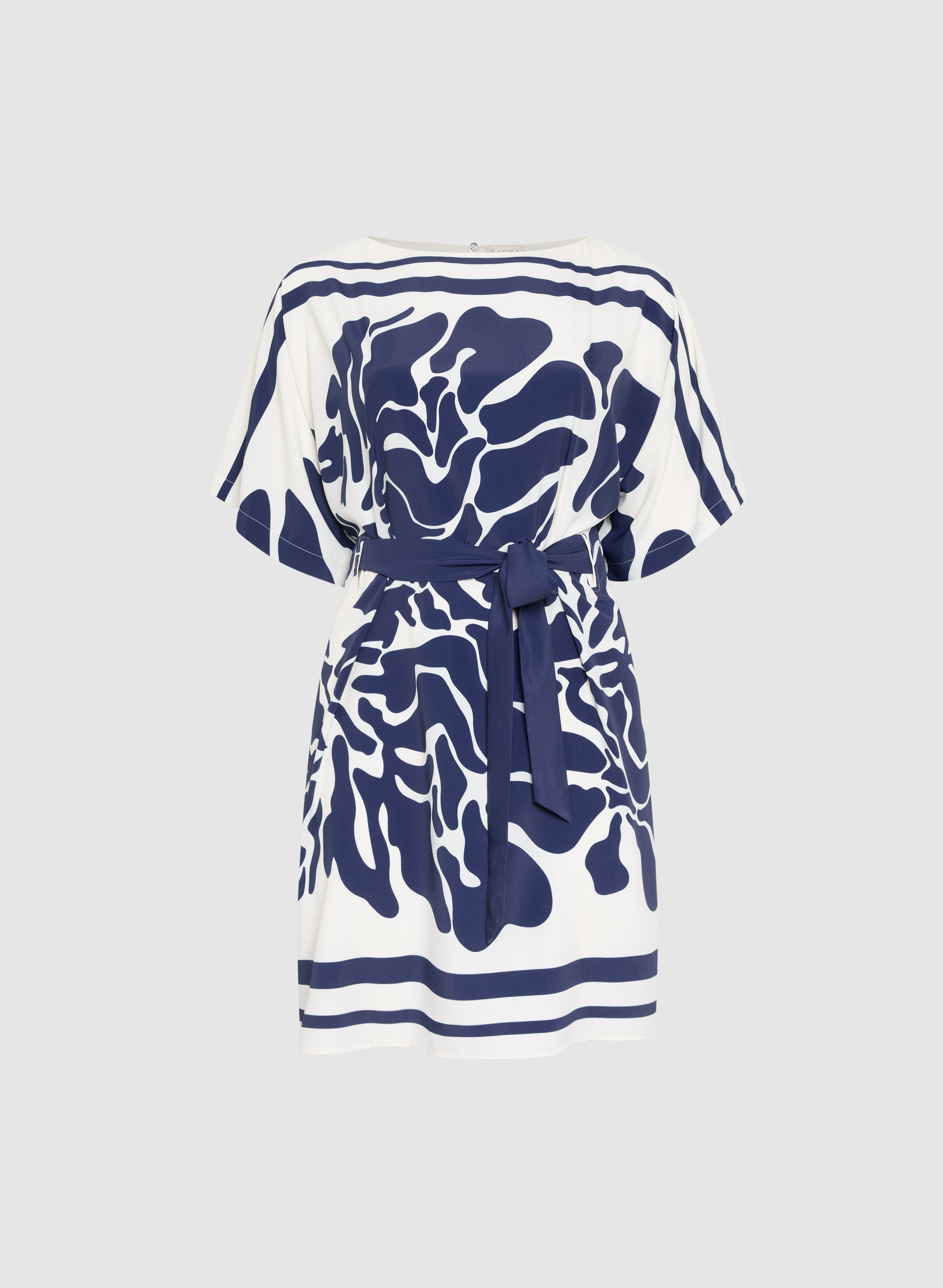 Abstract Print Dress