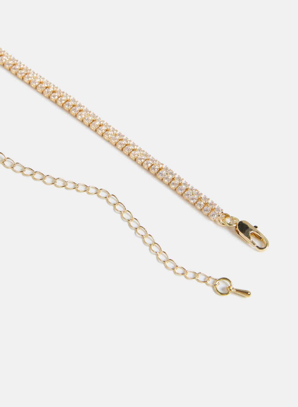 Cubic Zirconia Inset Necklace