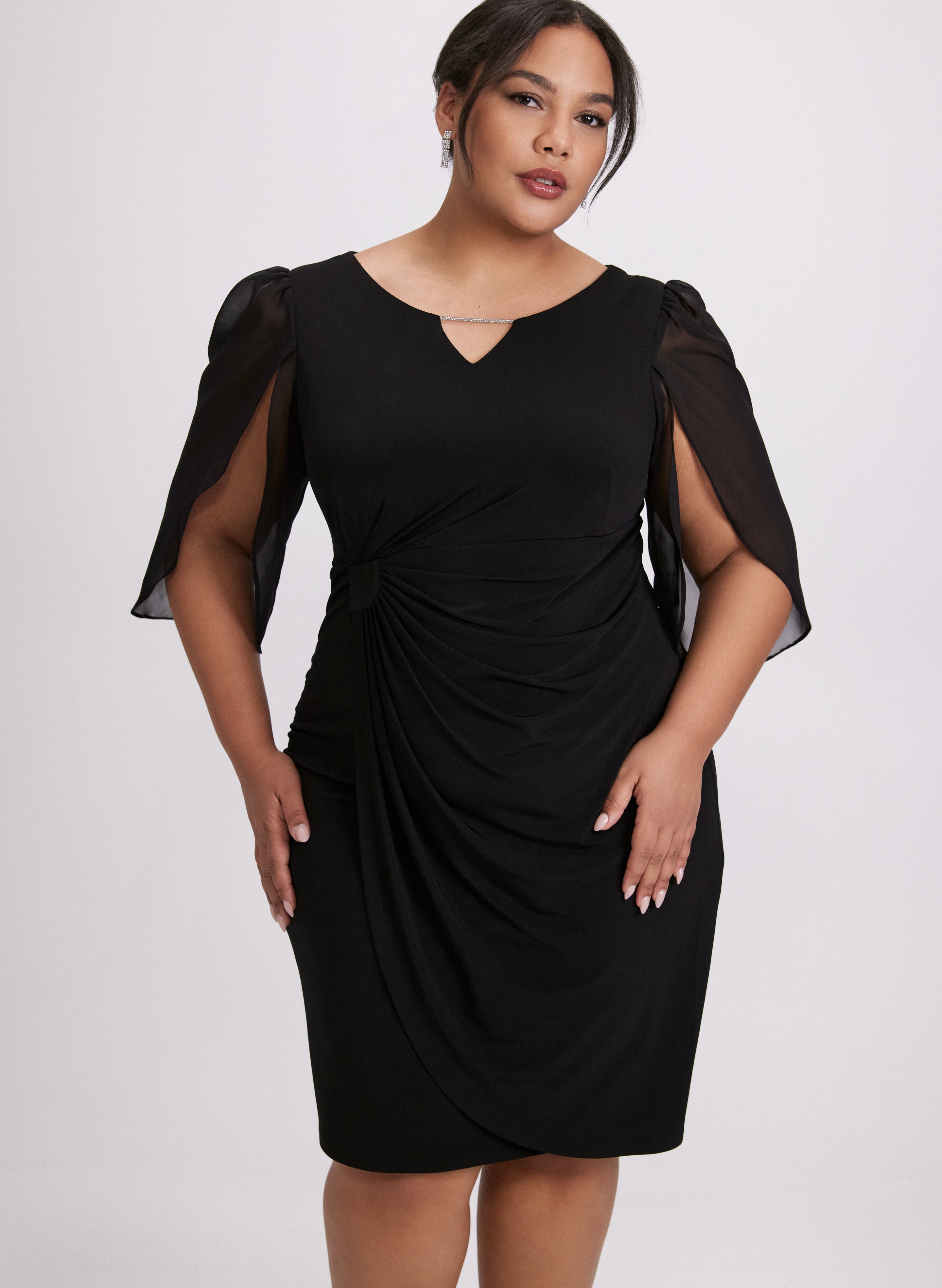 Chiffon Sleeve Dress