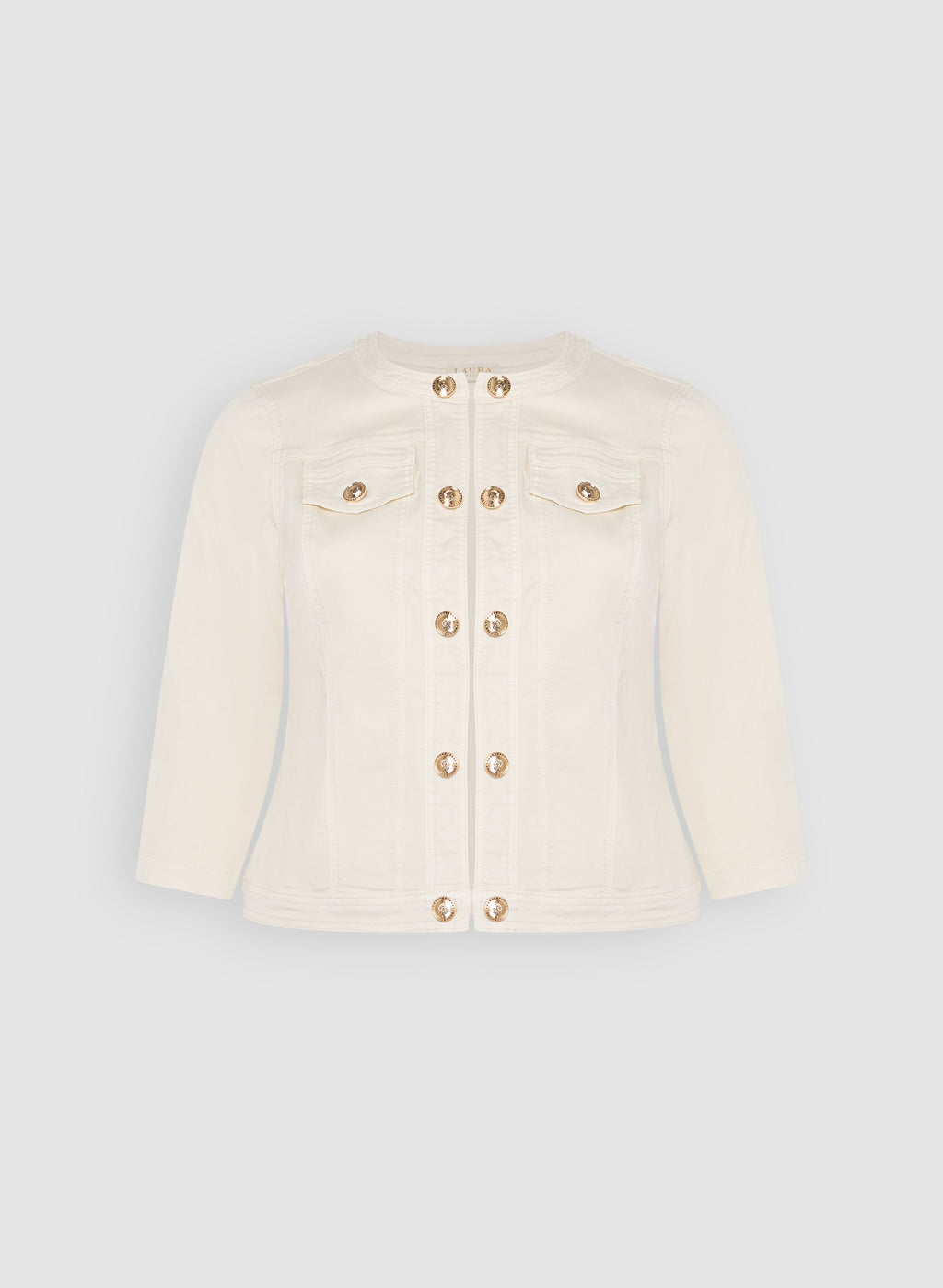 3/4 Sleeve Jean Jacket