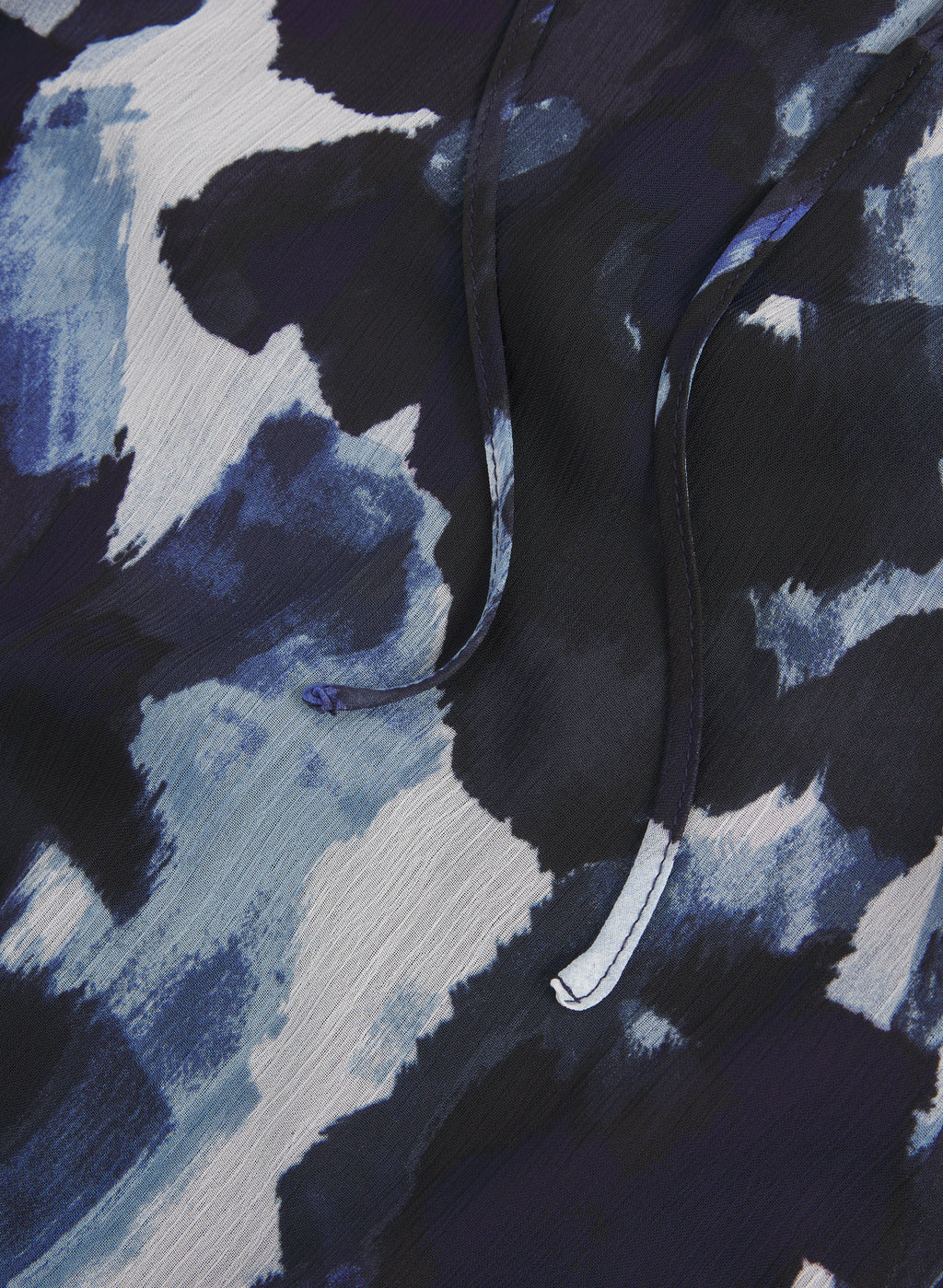 Abstract Wave Print Blouse