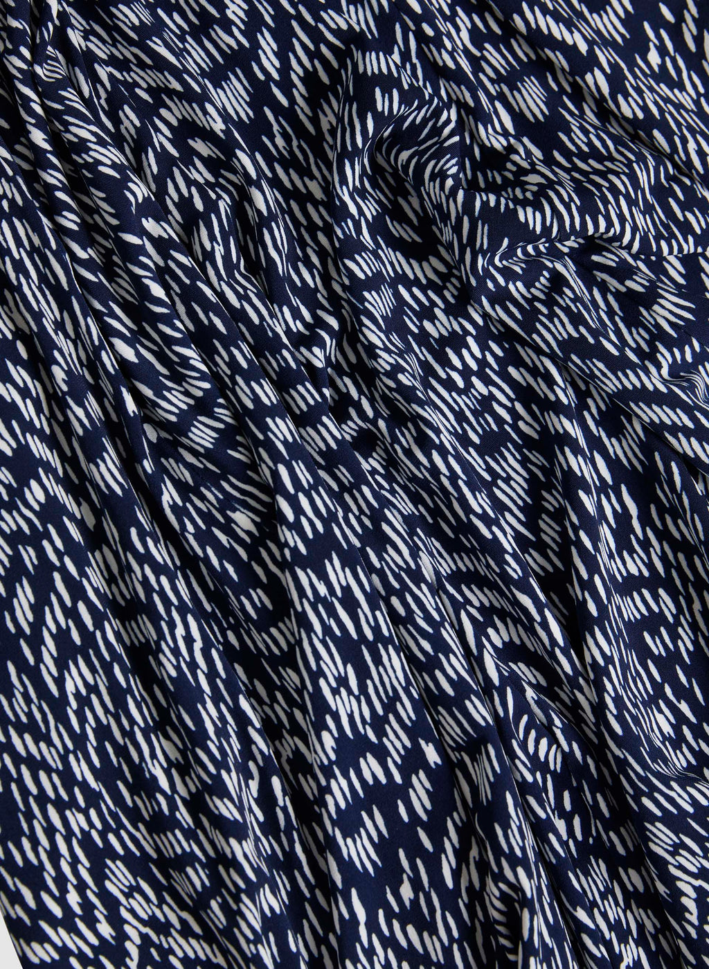 Abstract Motif Jersey Day Dress