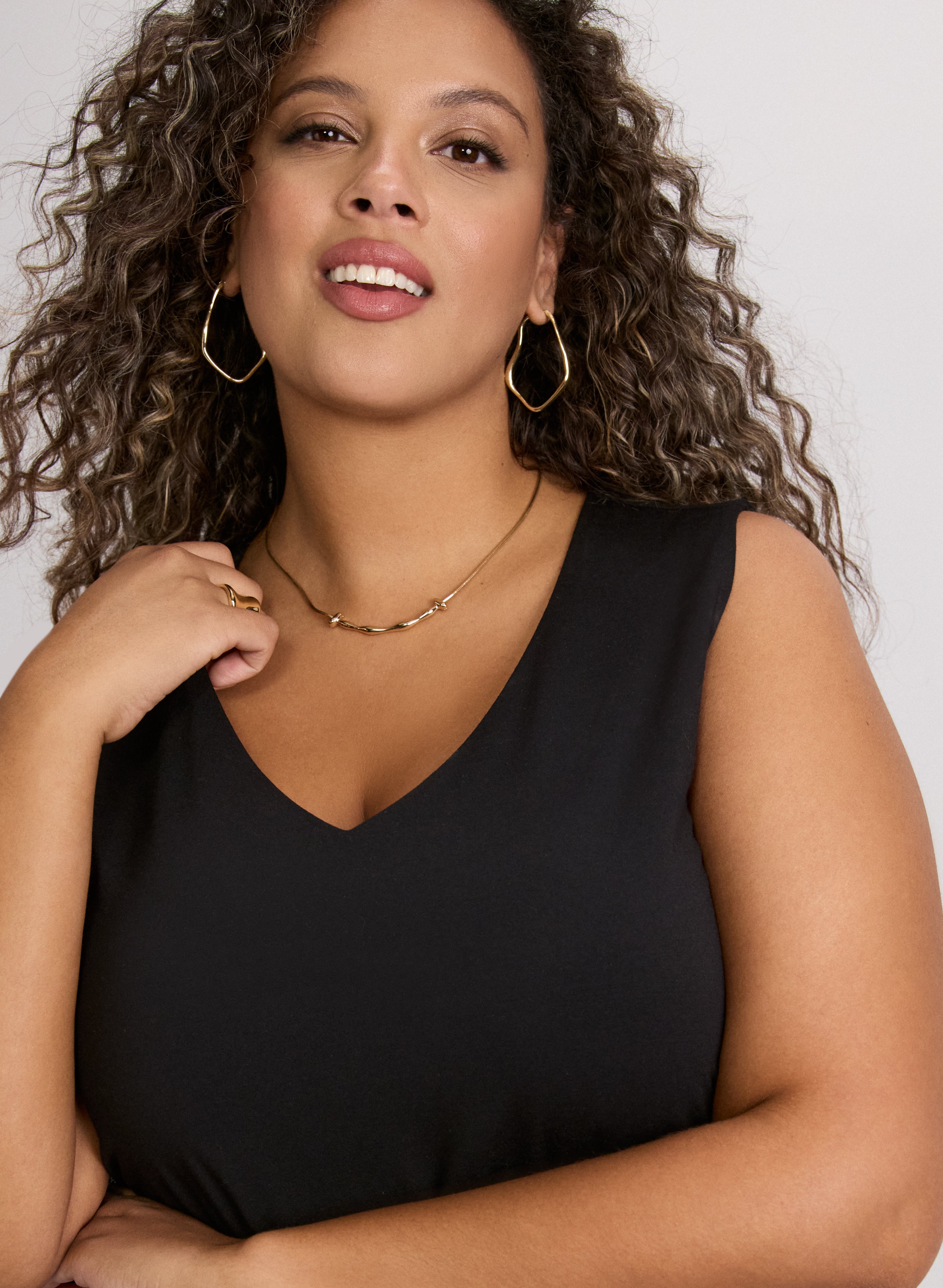 Cotton-Blend Tank Top