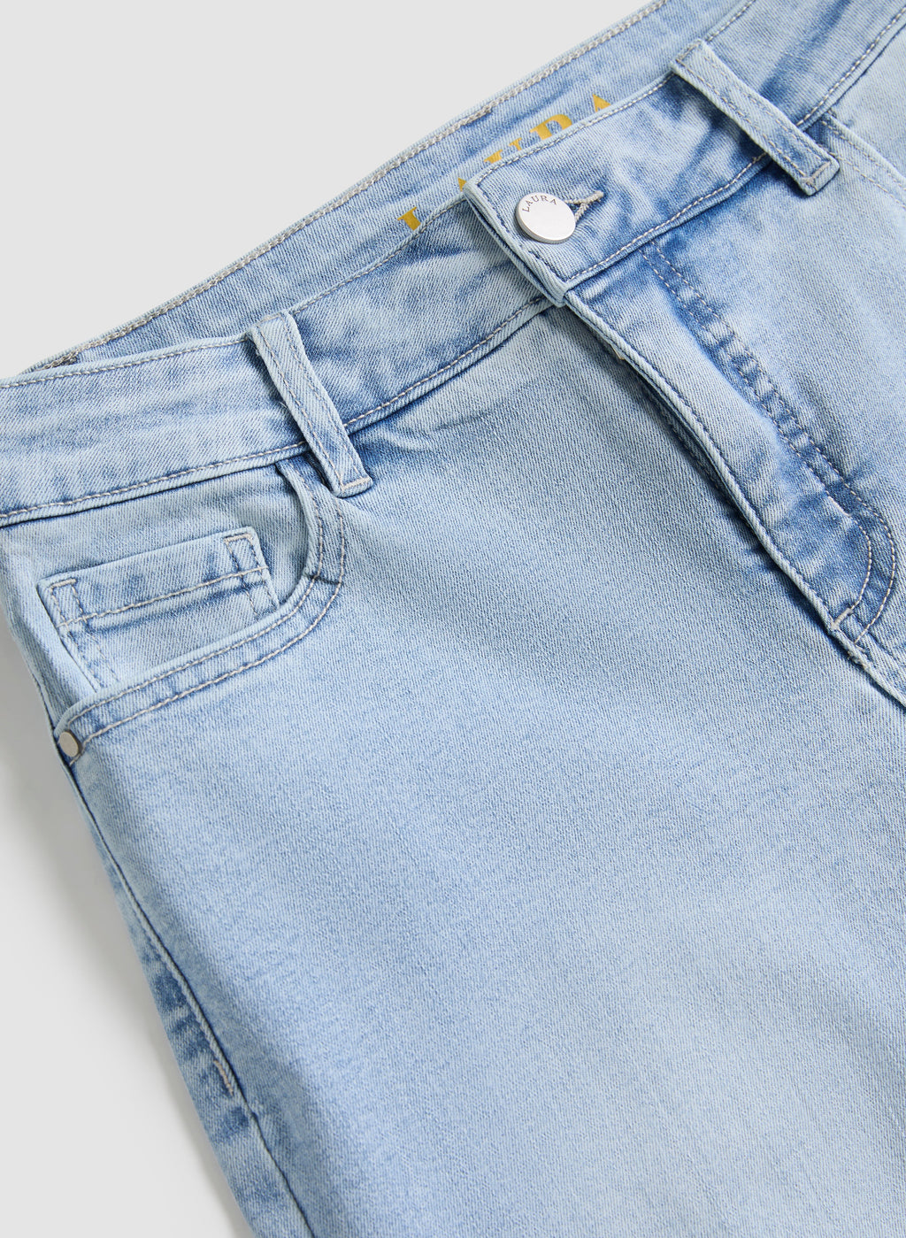 Denim Bermuda Shorts