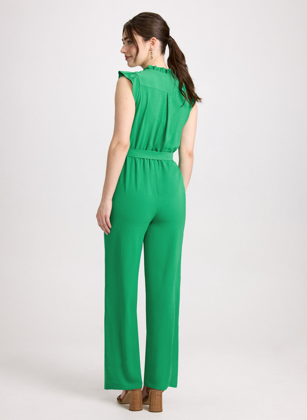 Button Down Jumpsuit