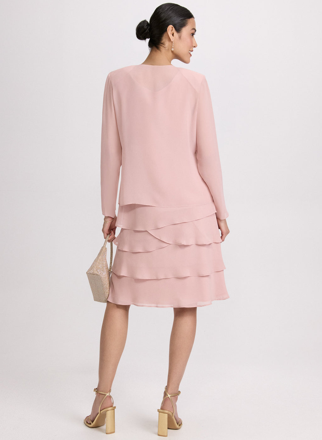 Chiffon Dress & Jacket Set