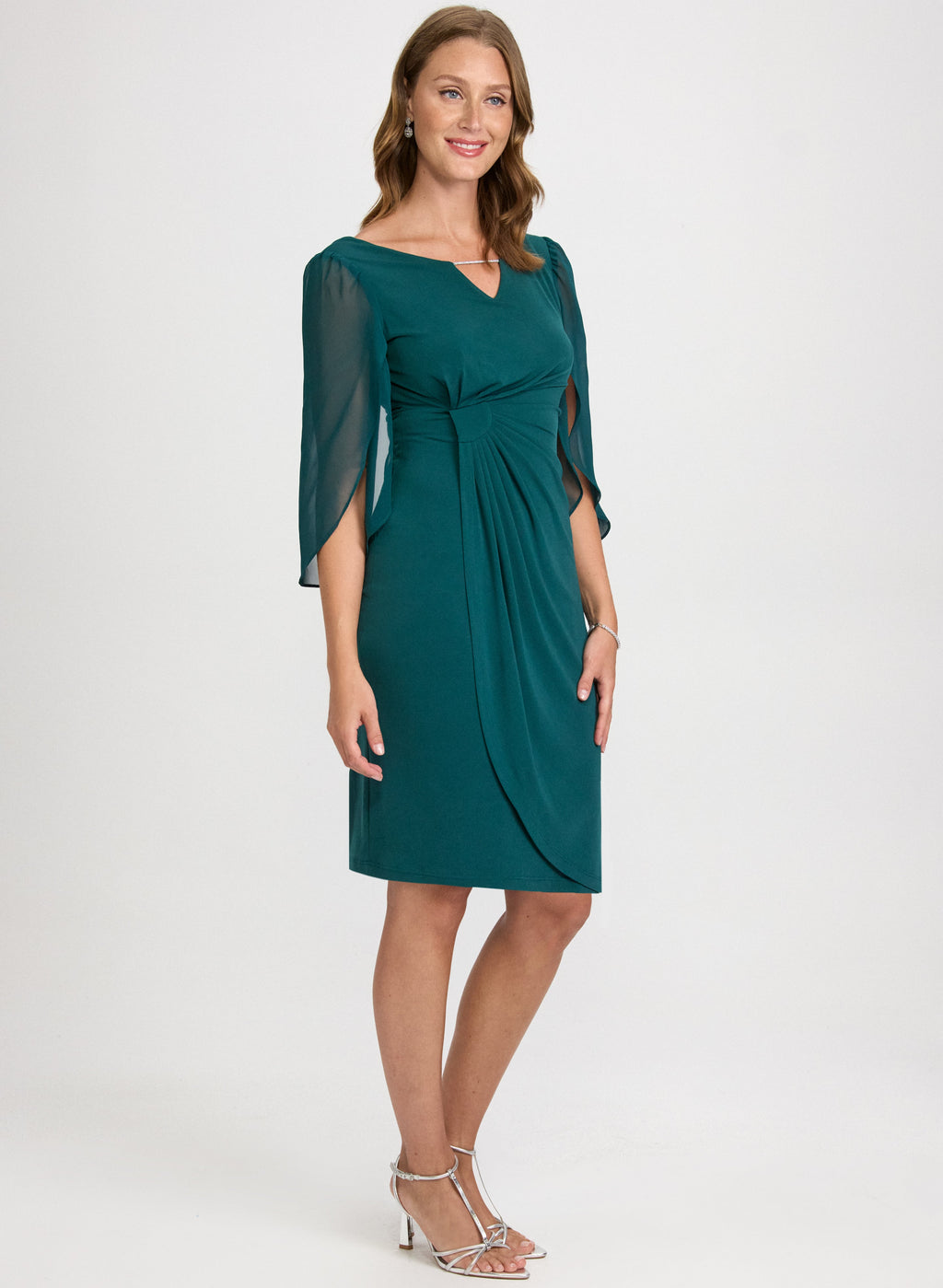 Chiffon Sleeve Dress