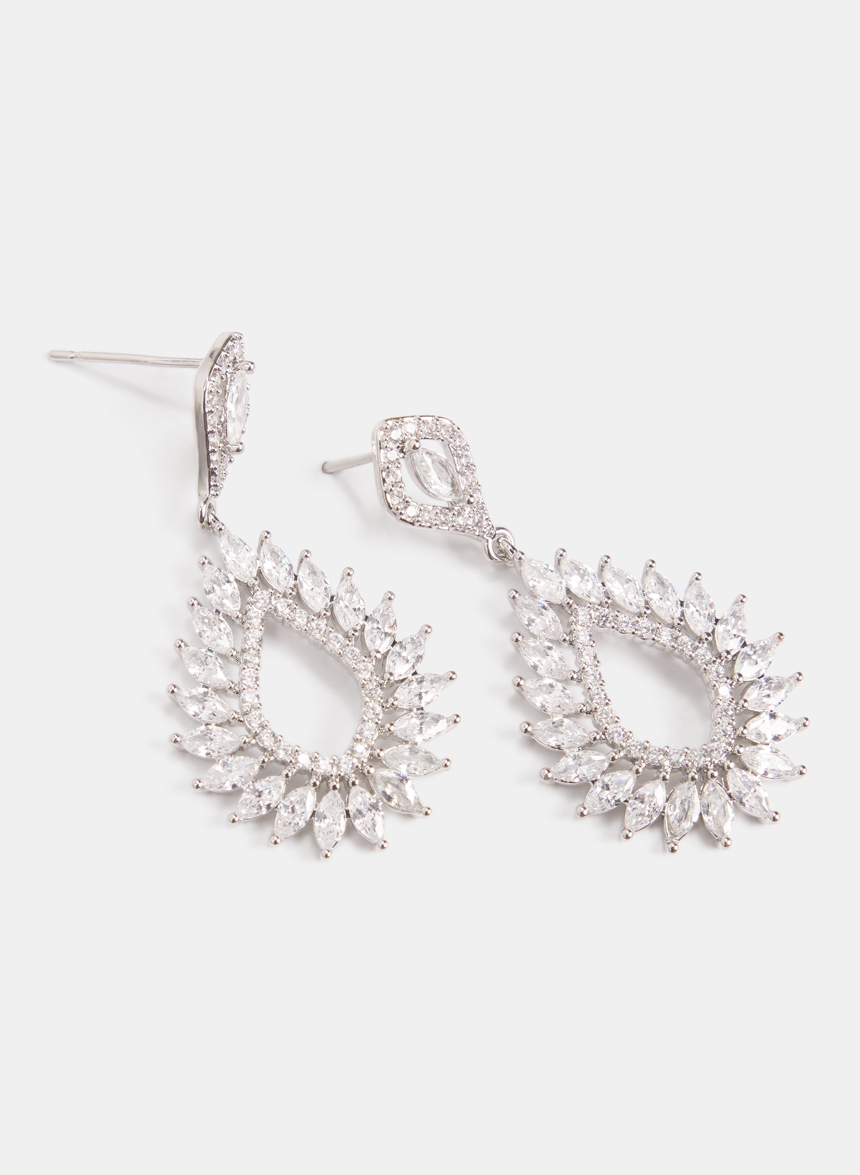 Crystal Teardrop Earrings