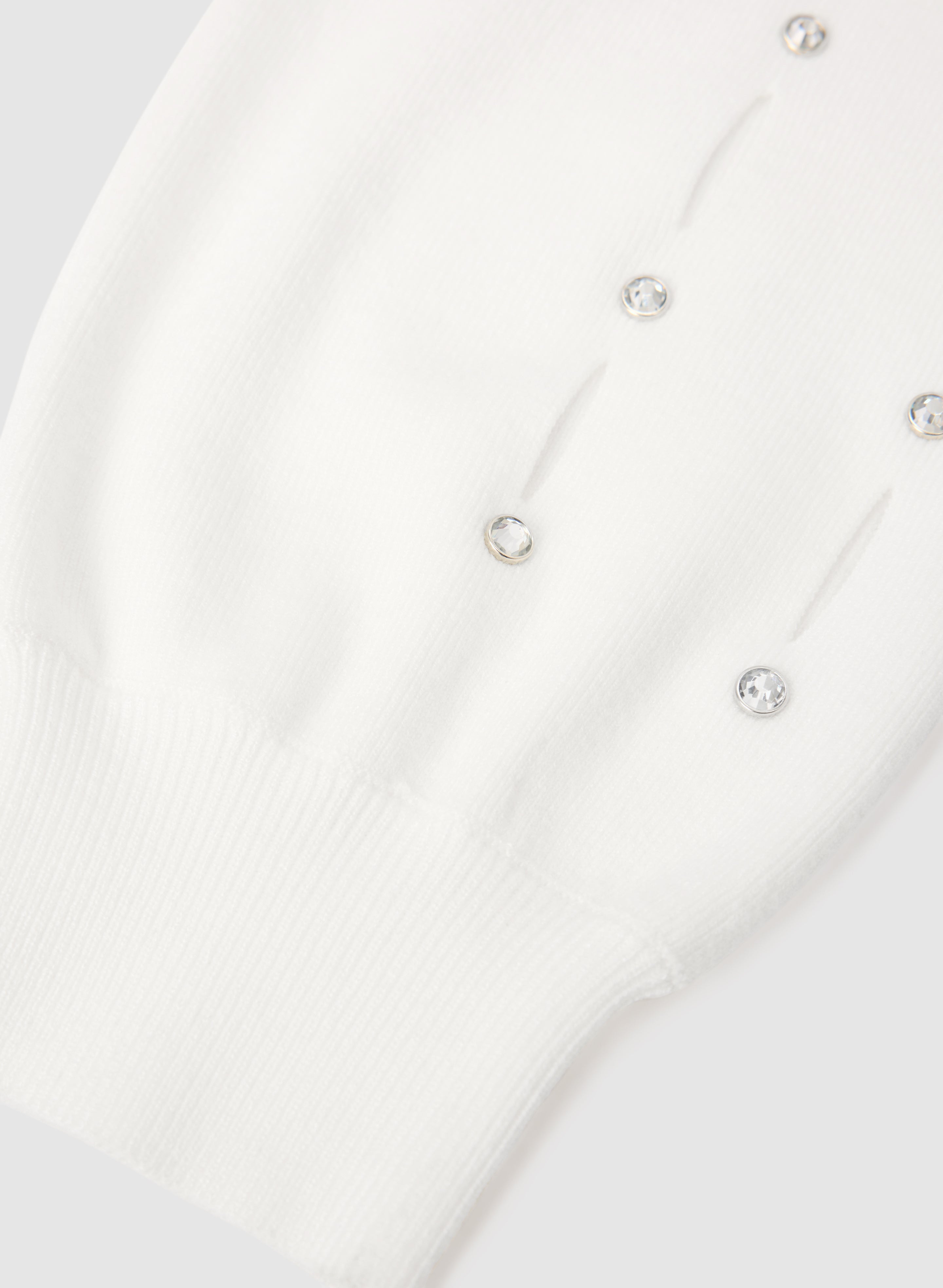 Cut-Out Sleeve Sweater