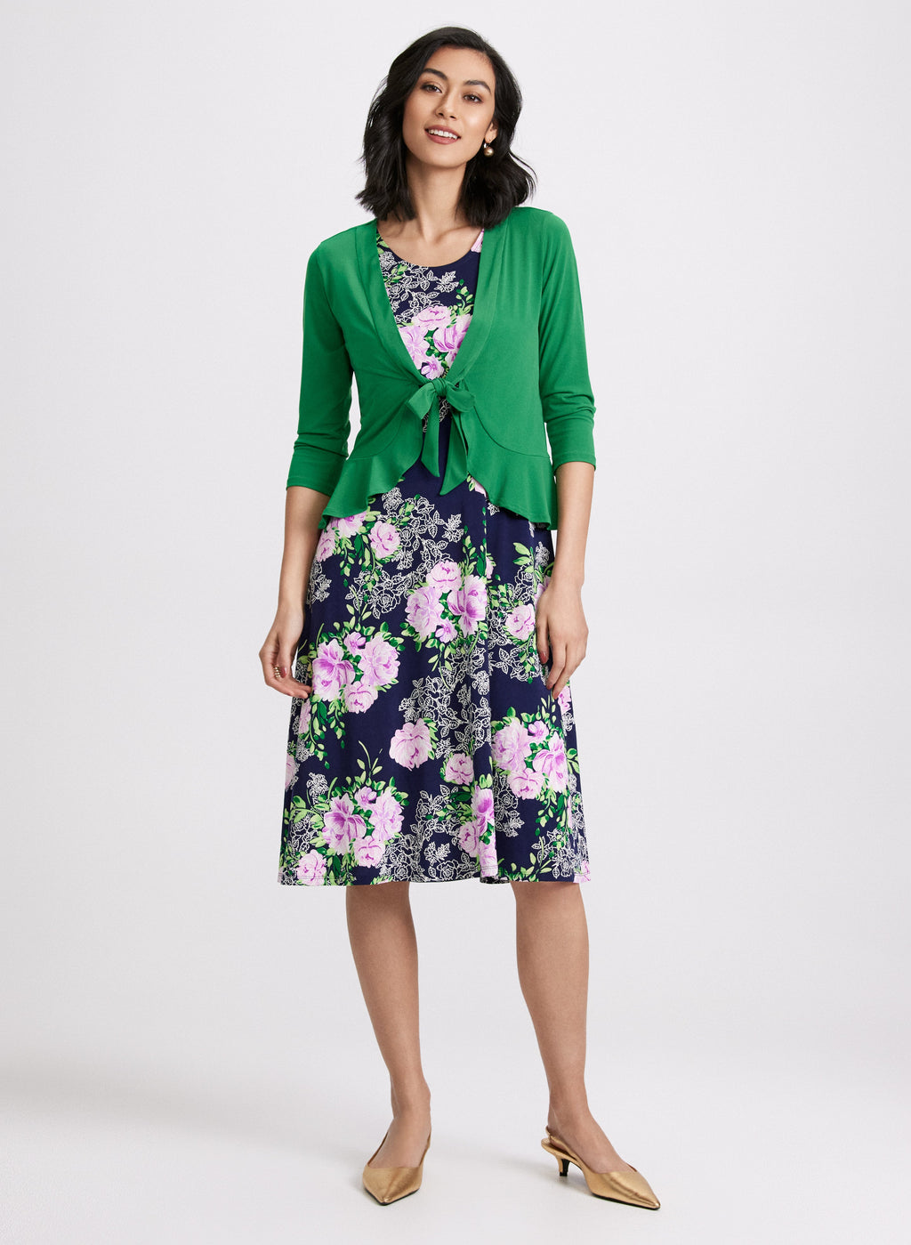 Bolero & Floral Dress