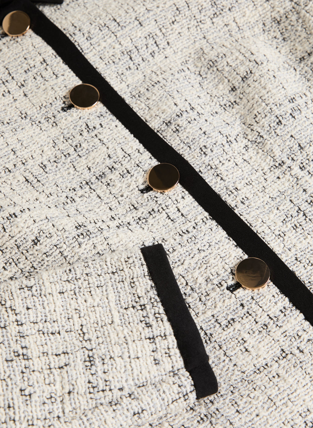 Contrast Tweed Jacket