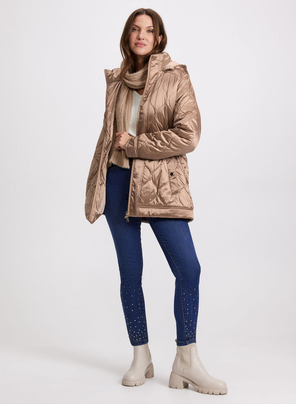 Belted Puffer Coat