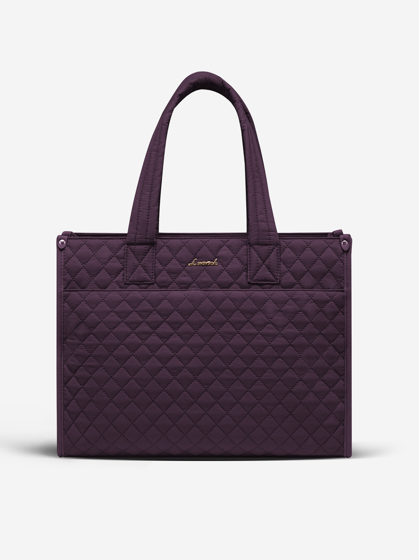 2Pcs Quilted Work Tote Bag, 15.6 17.3