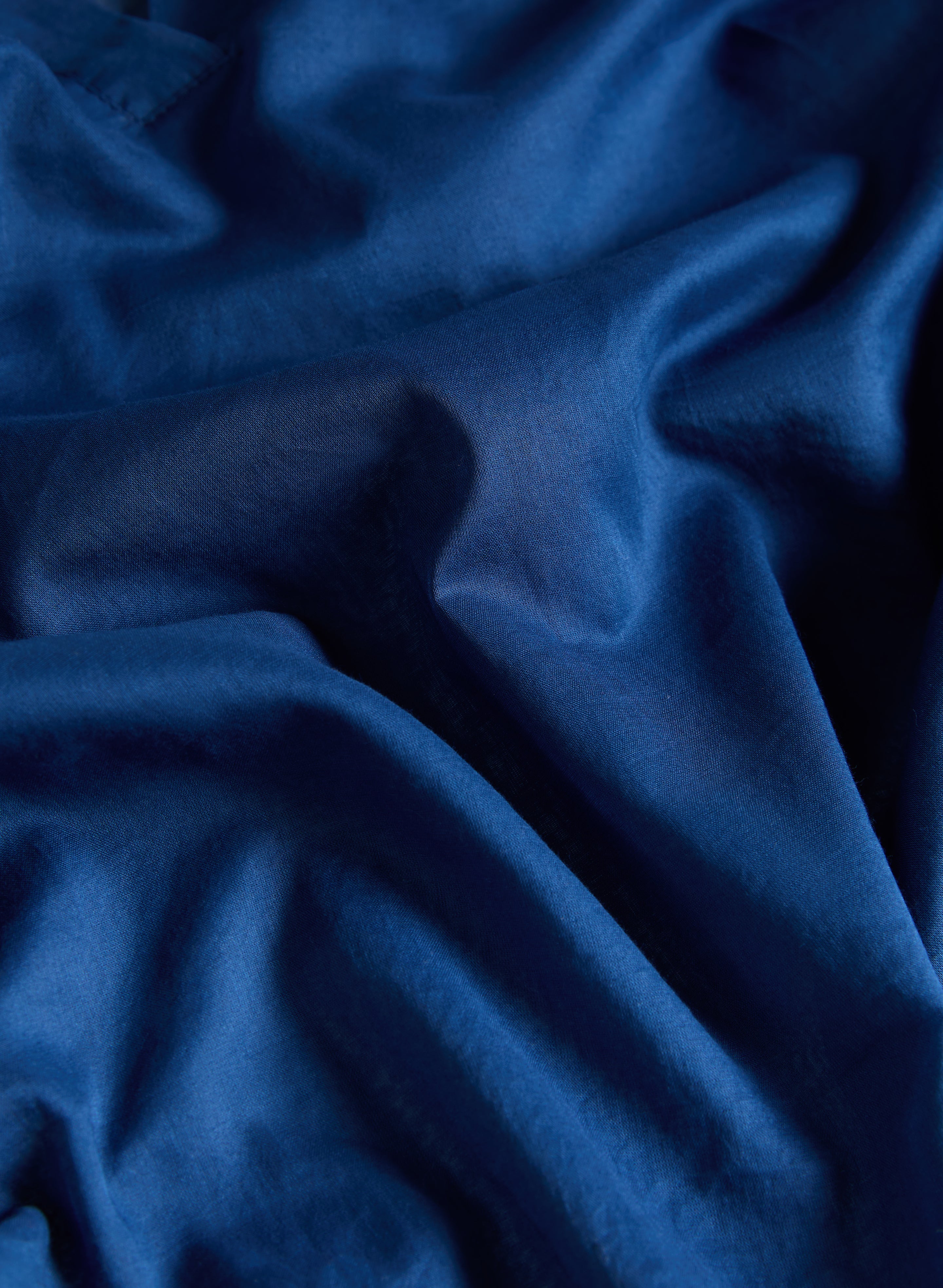 Cotton Split Neck Blouse