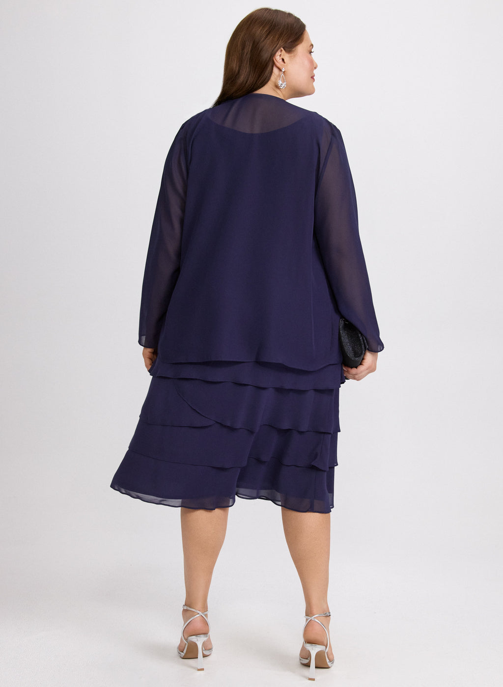 Chiffon Jacket & Dress Set