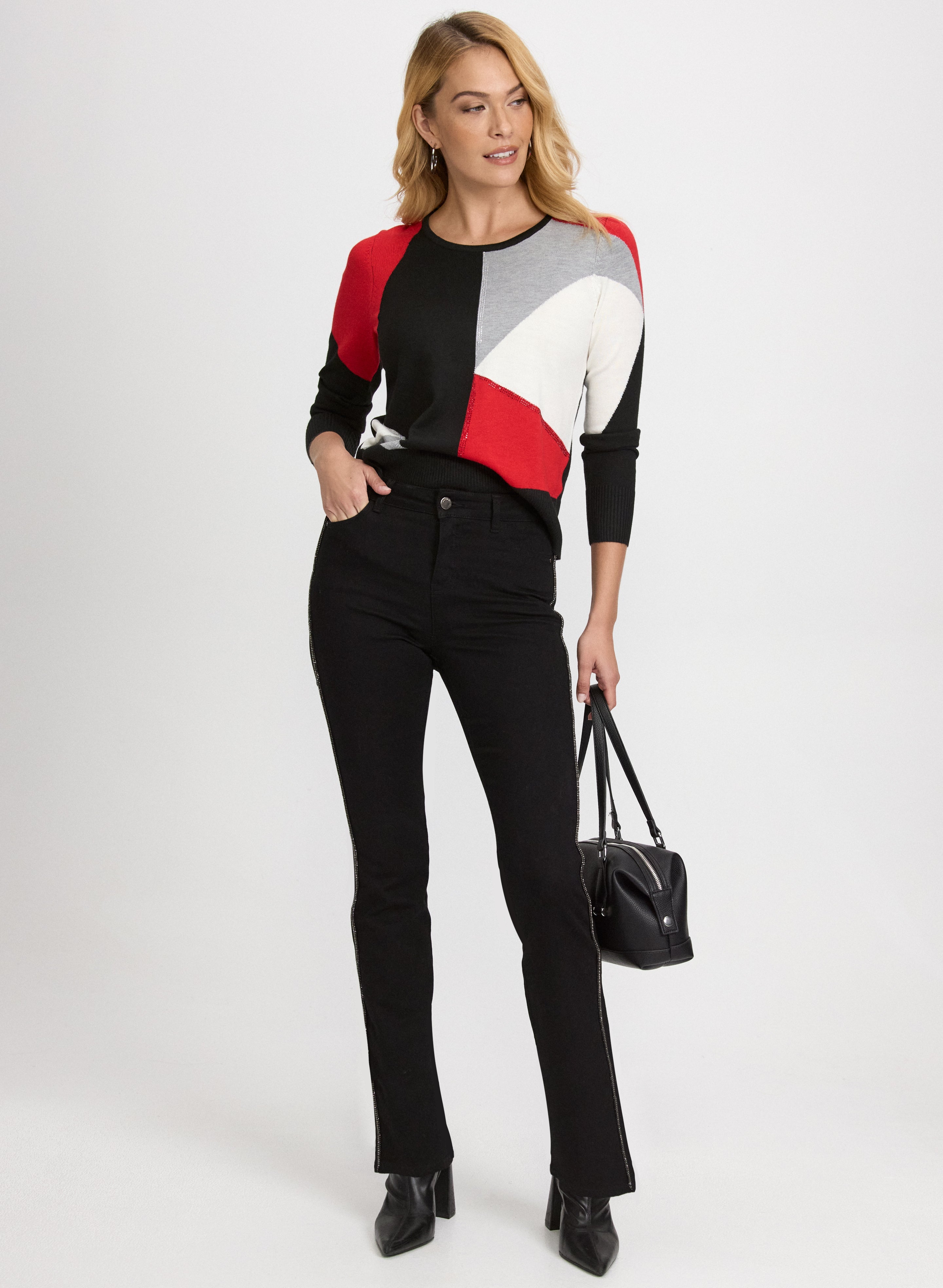 Colour Block Pullover