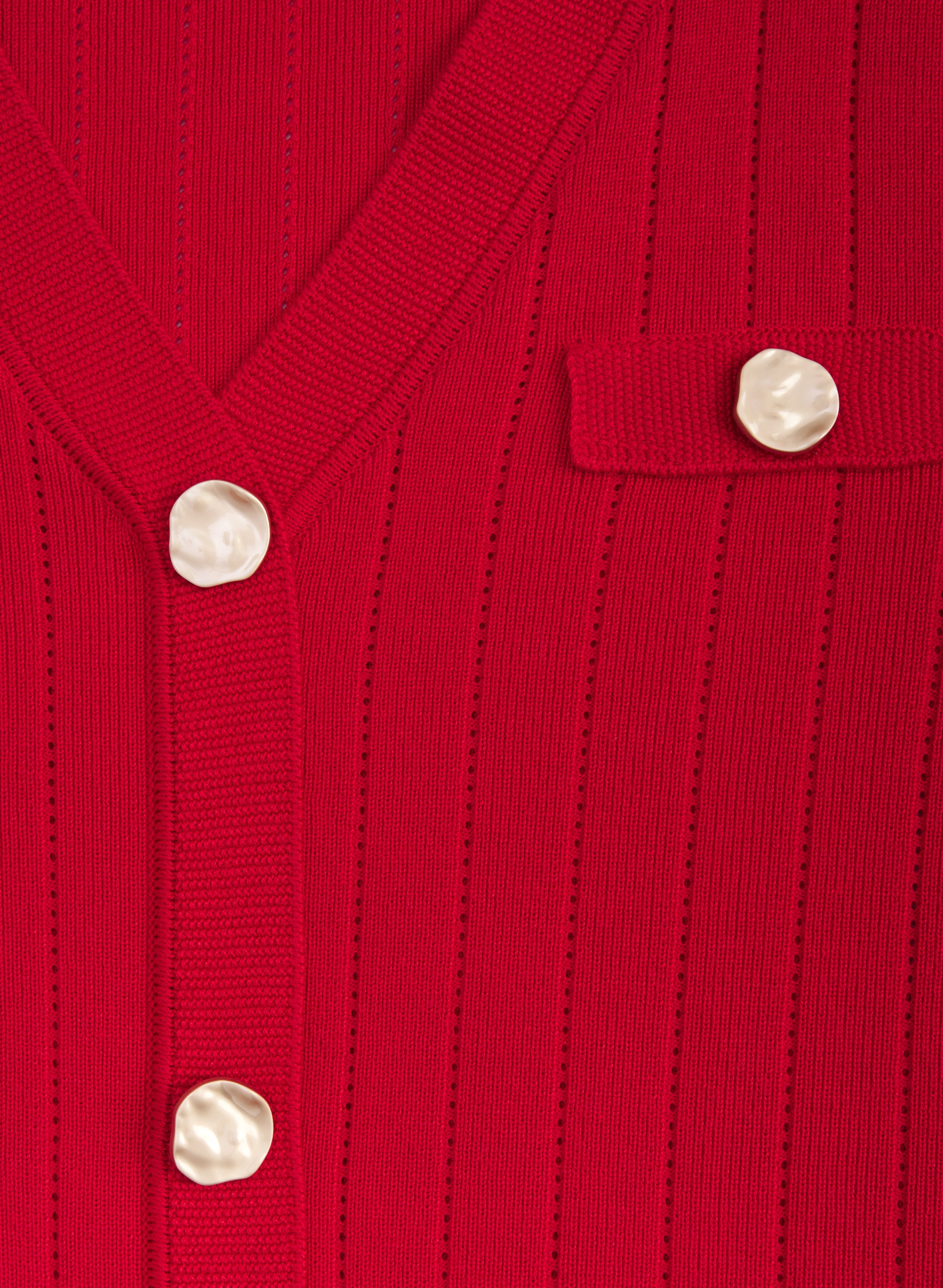 Button-Down Sweater Dress