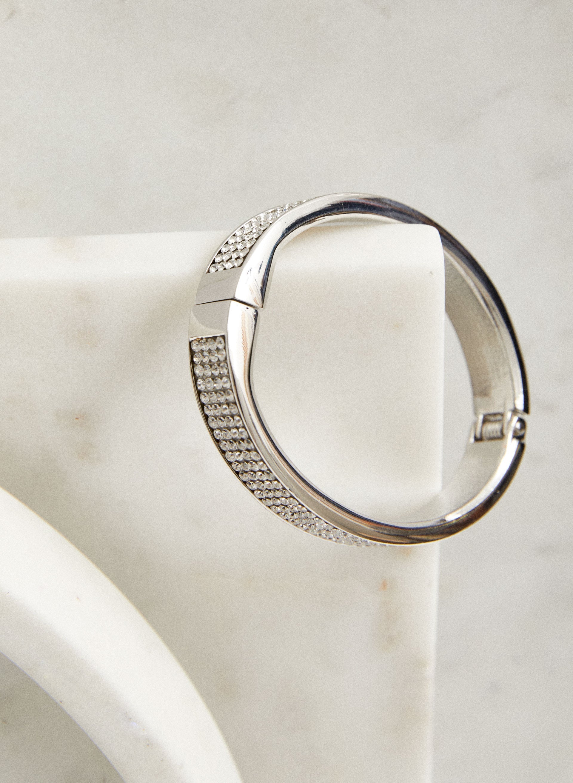 Crystal Detail Bangle Bracelet
