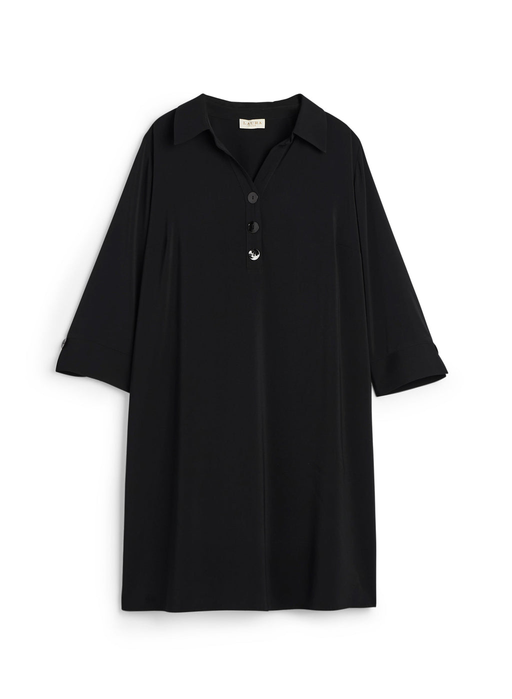 3/4 Sleeve A-Line Dress