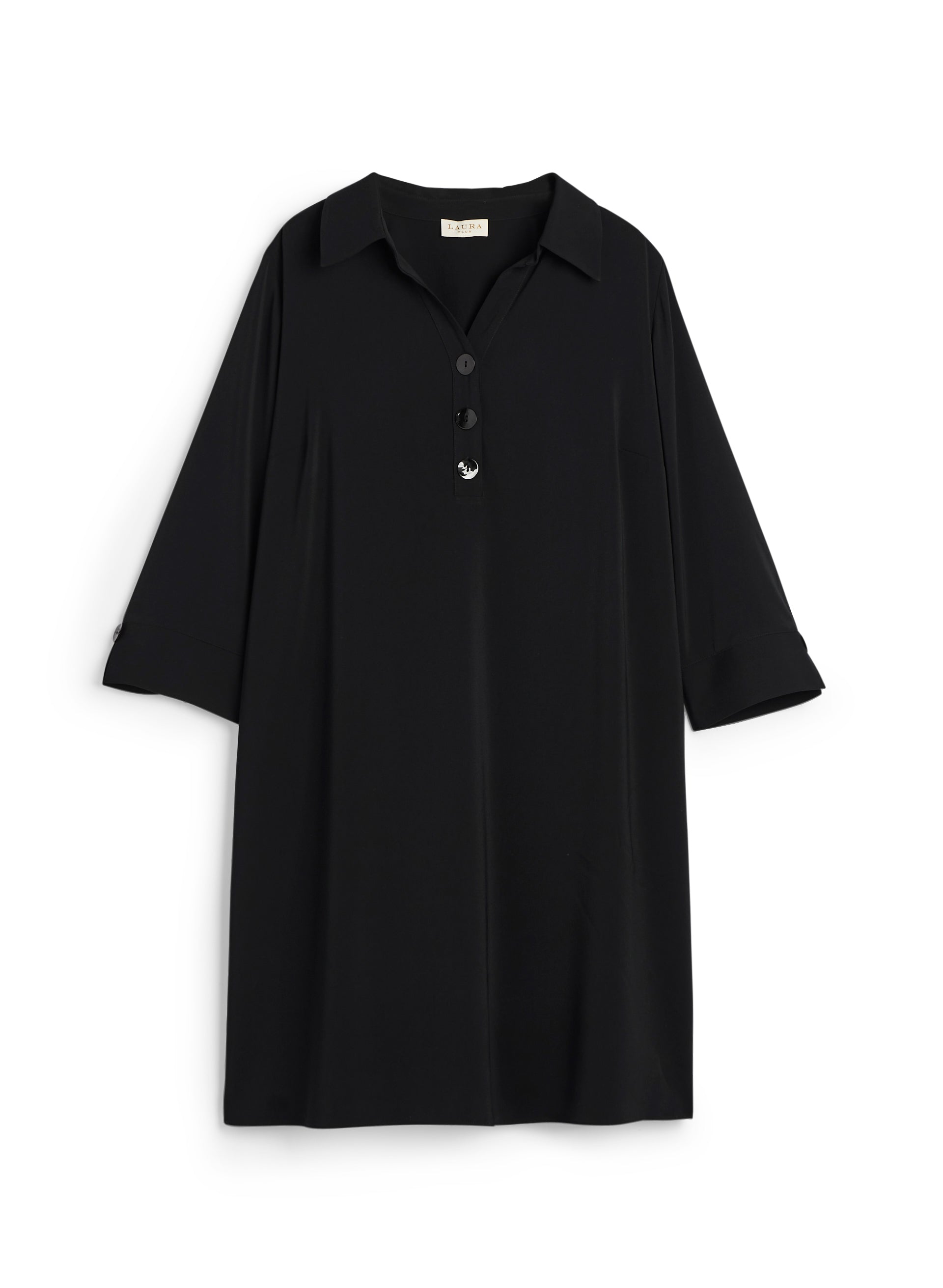3/4 Sleeve A-Line Dress