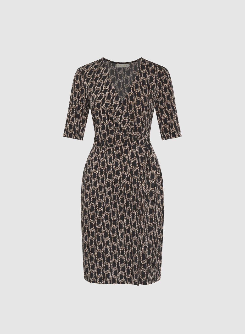 Chain Print Dress
