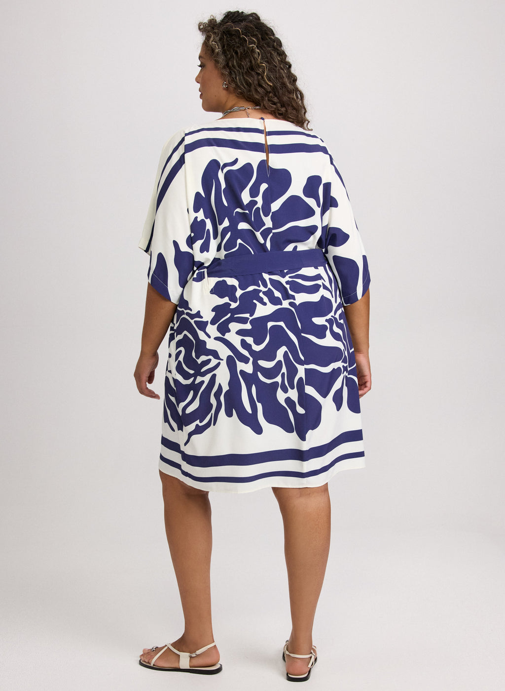 Abstract Print Dress