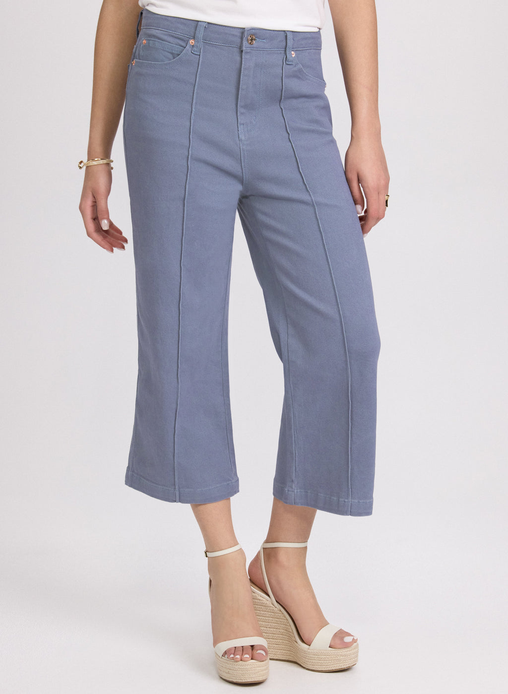 Cropped Flare-Leg Jeans