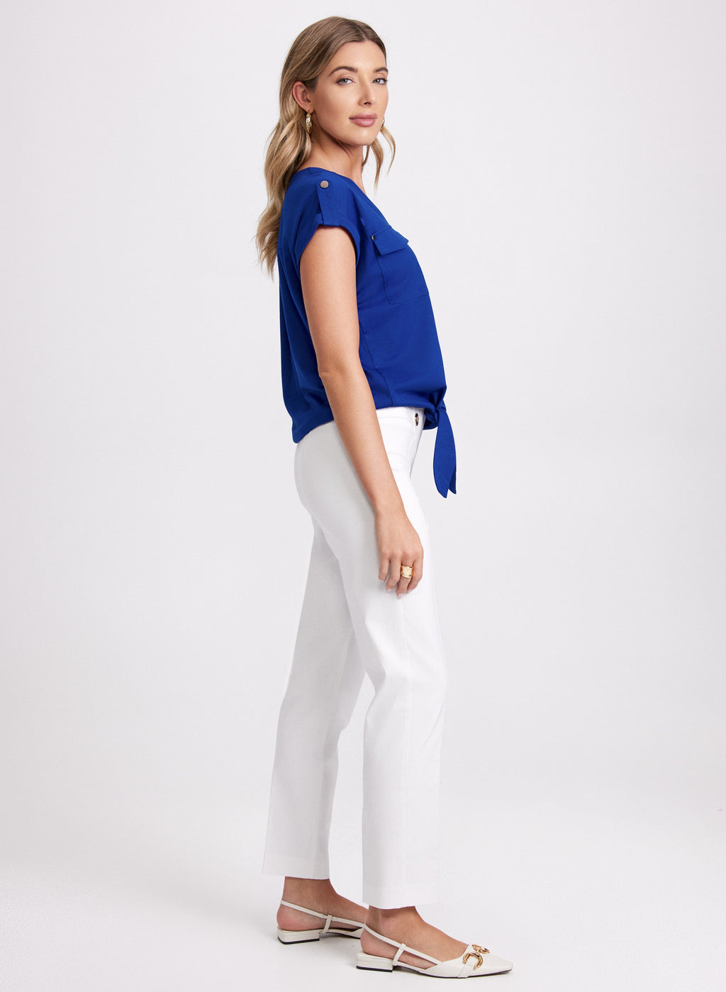 Cap Sleeve Utility T-Shirt