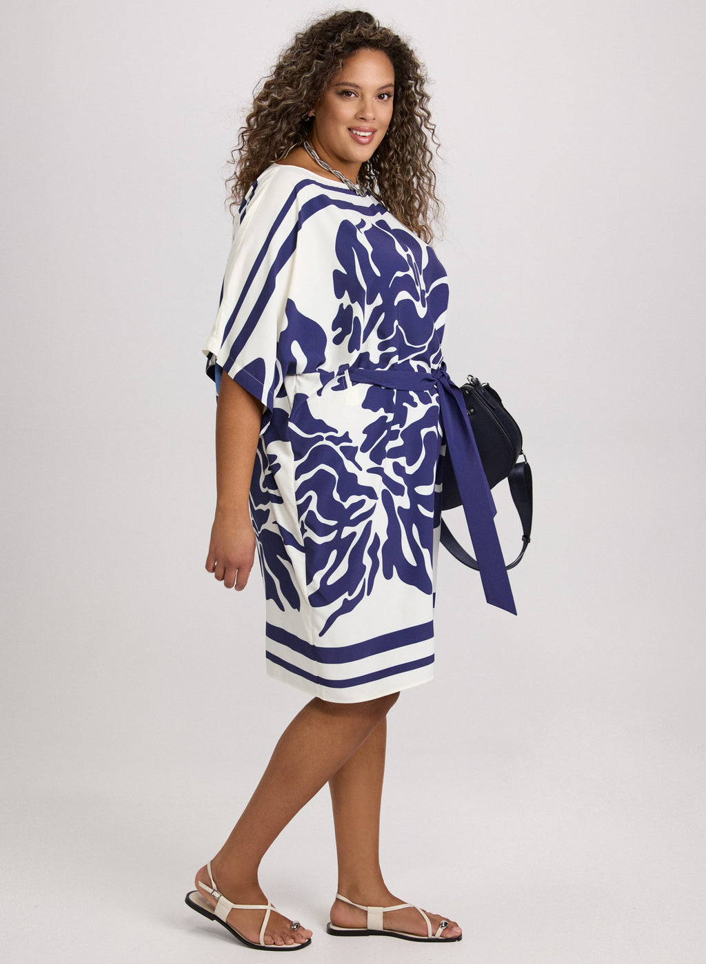 Abstract Print Dress