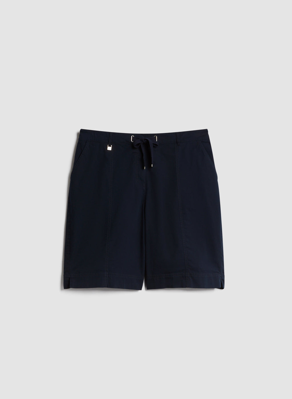 Cotton-Blend Drawstring Shorts