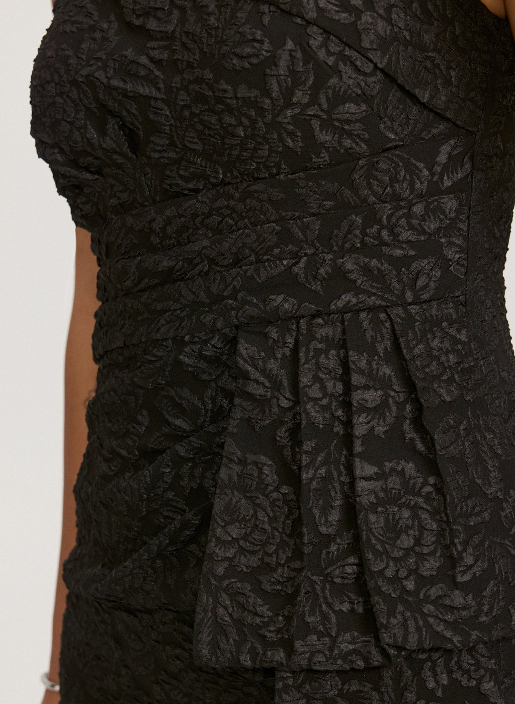 Asymmetric Neck Dress