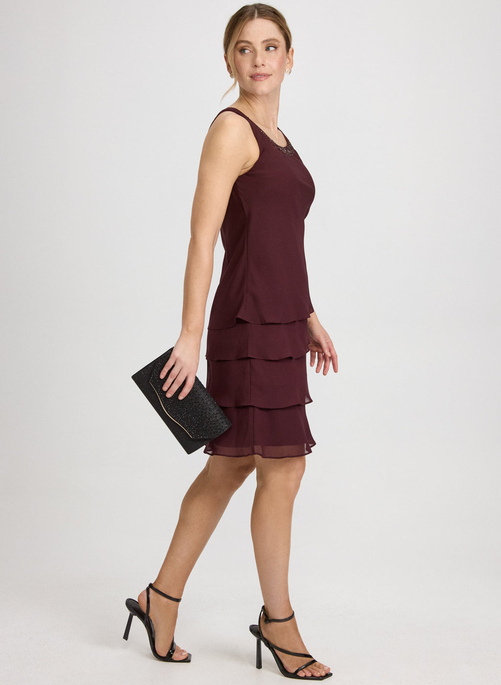 Chiffon Jacket & Dress Set