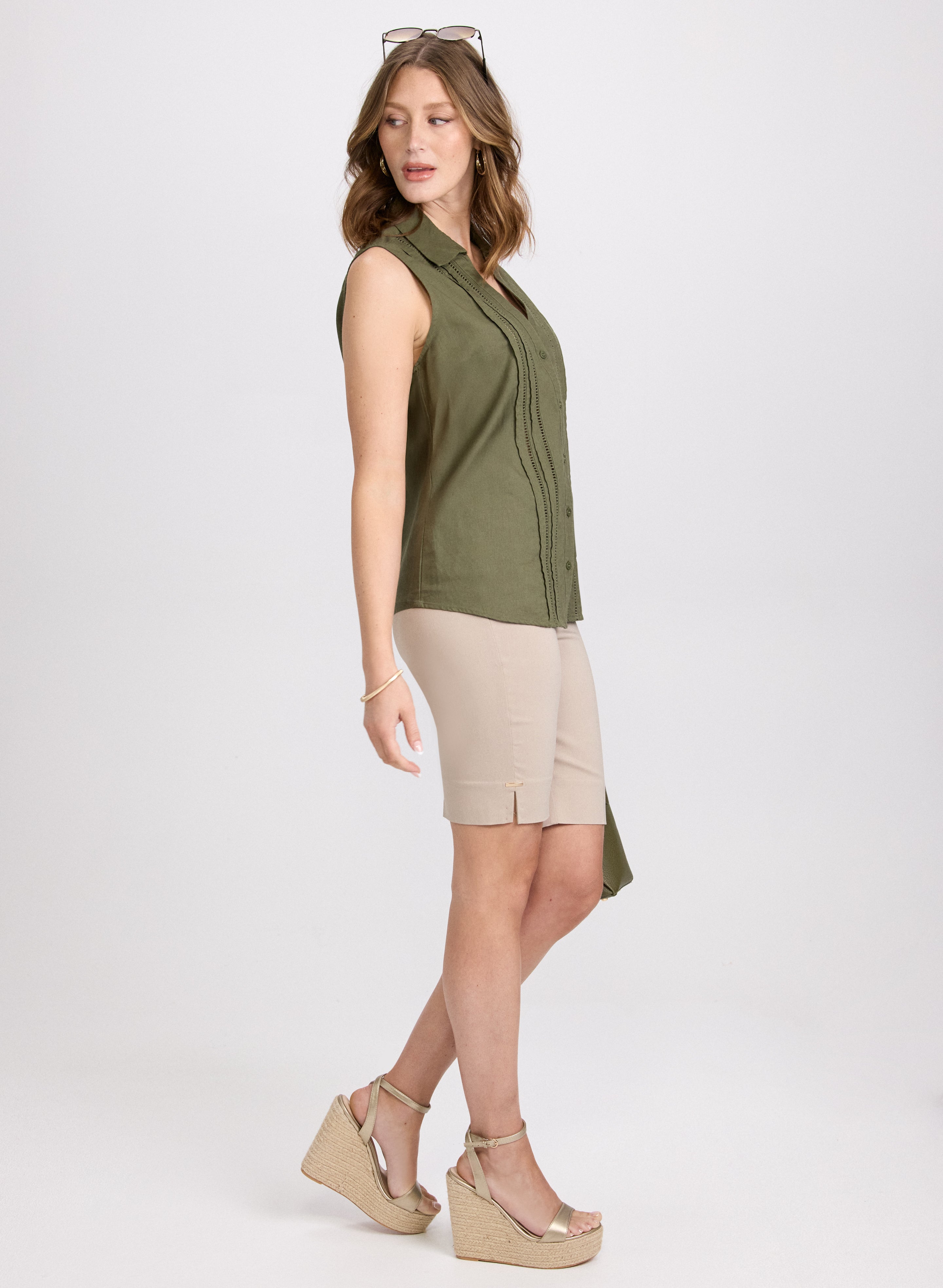 Bengaline Pull-On Shorts