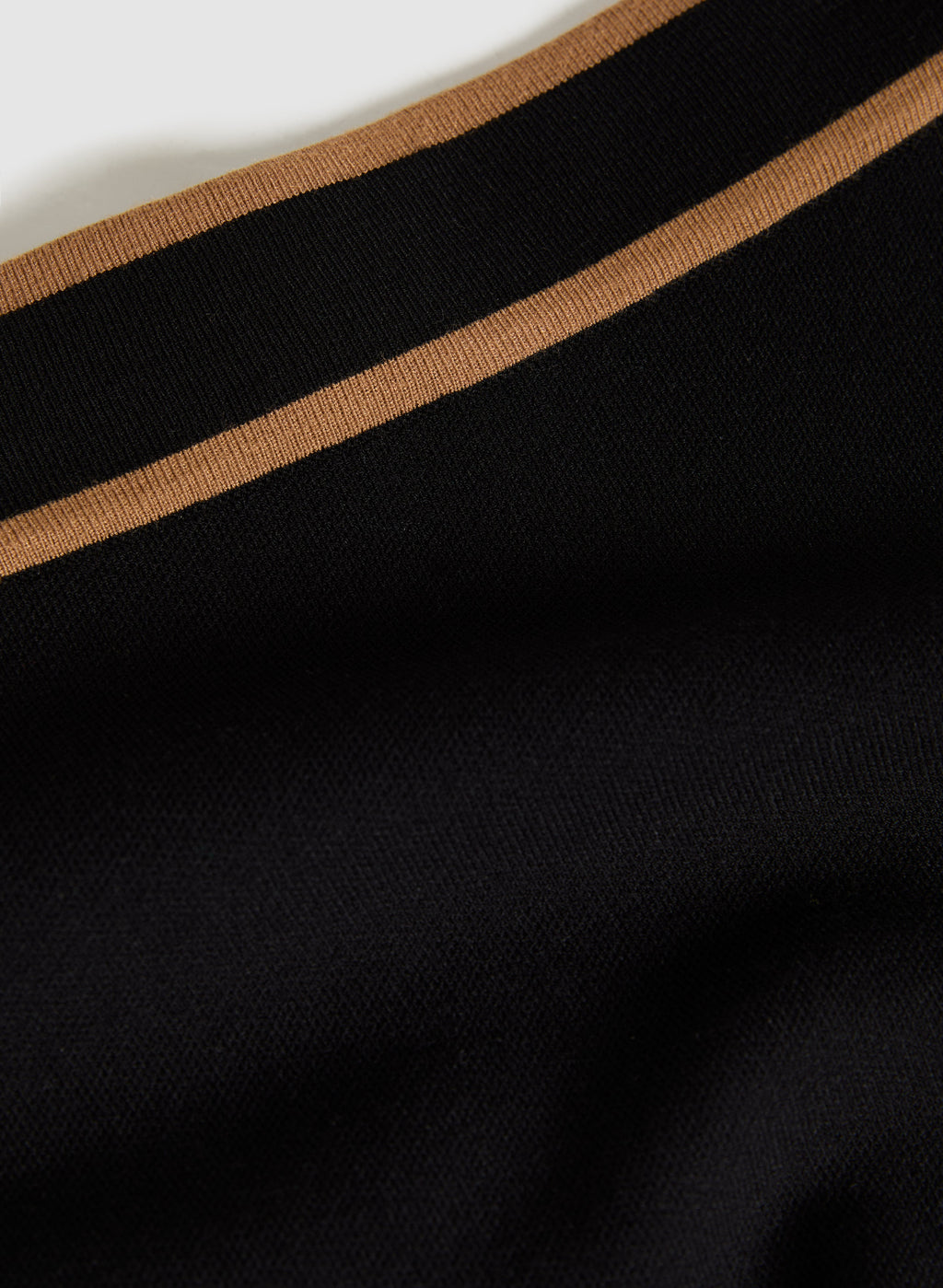 Contrast Trim Pencil Skirt