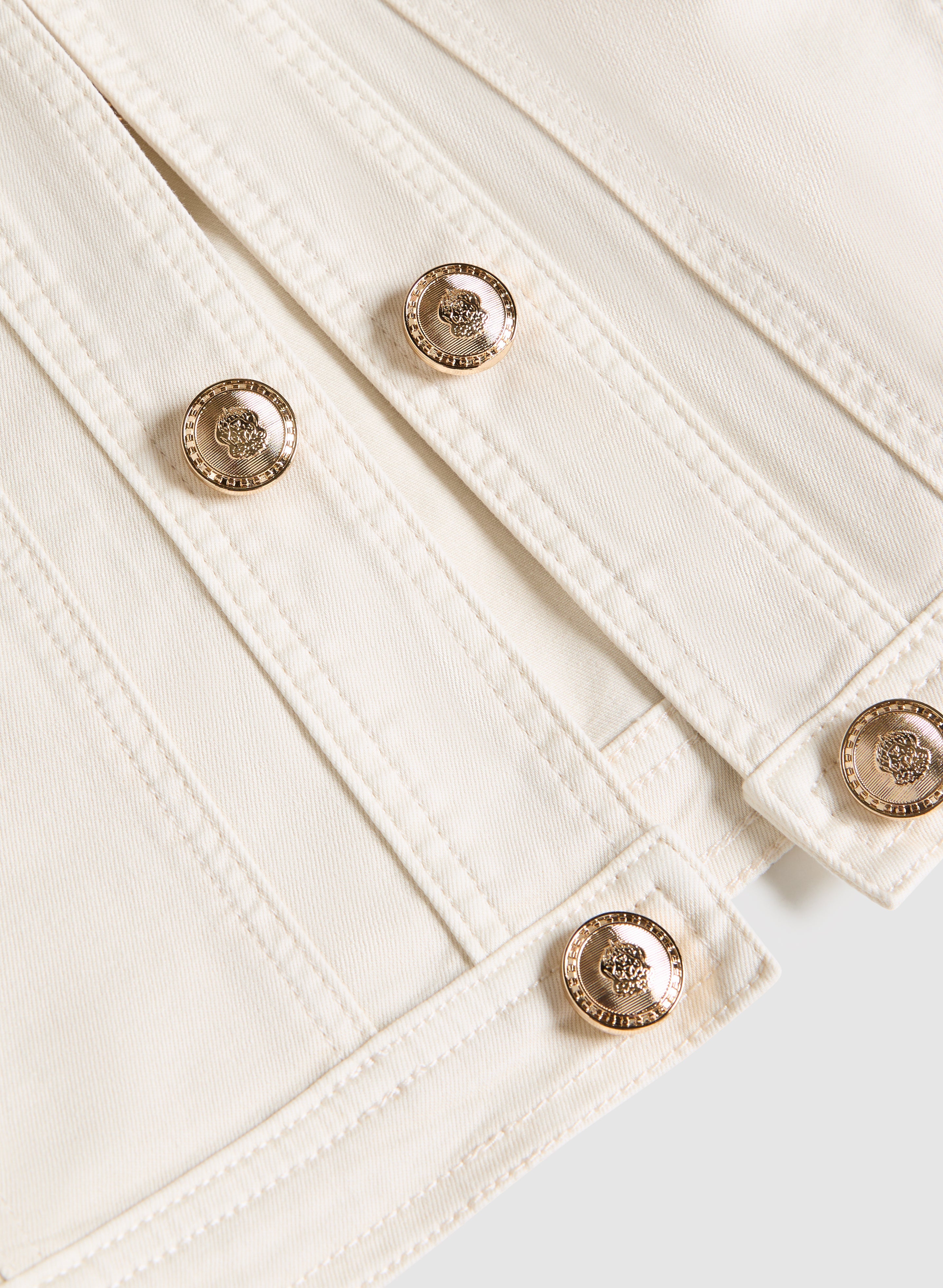 3/4 Sleeve Jean Jacket