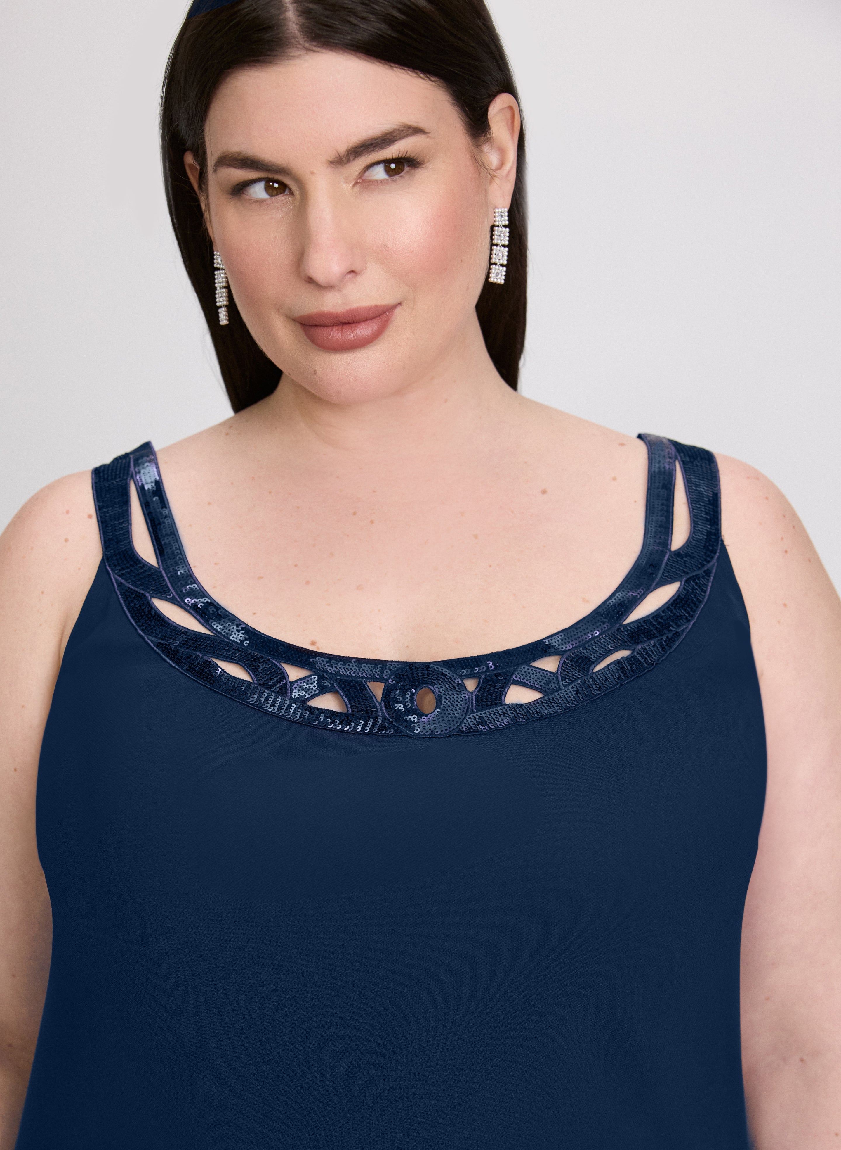 Chiffon Jacket & Dress Set