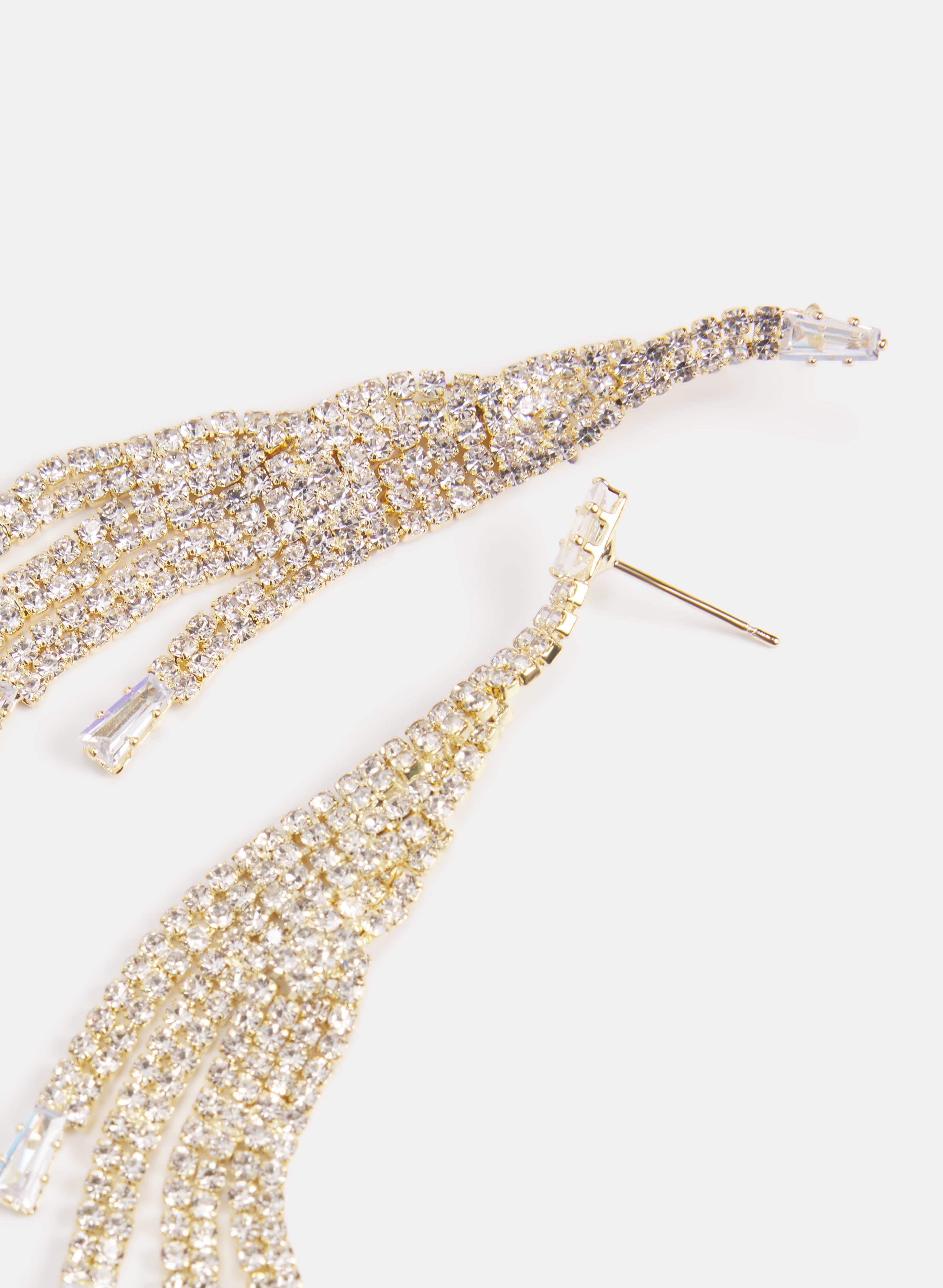 Crystal Cascade Earrings